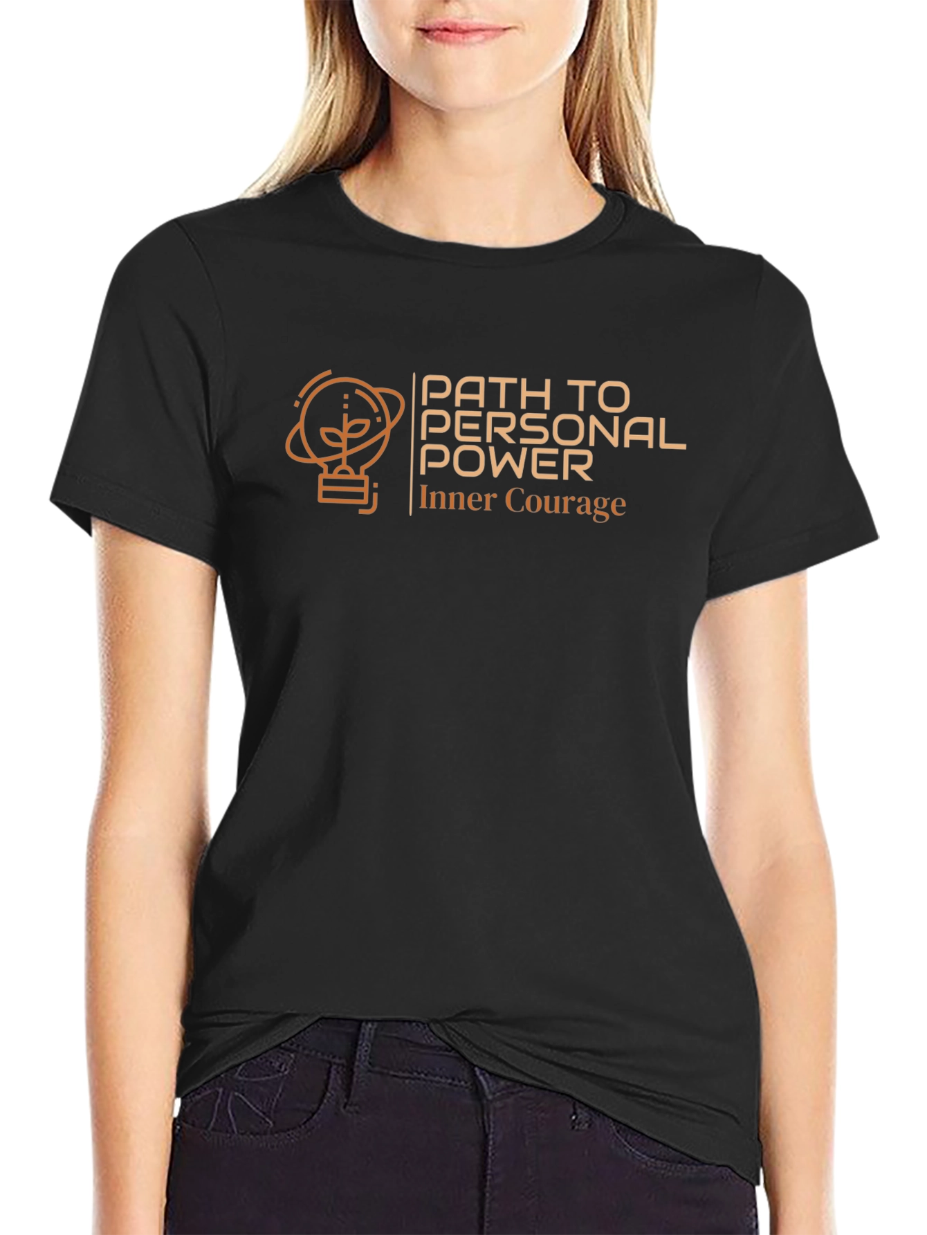 Path to Personal Power Black T-Shirt