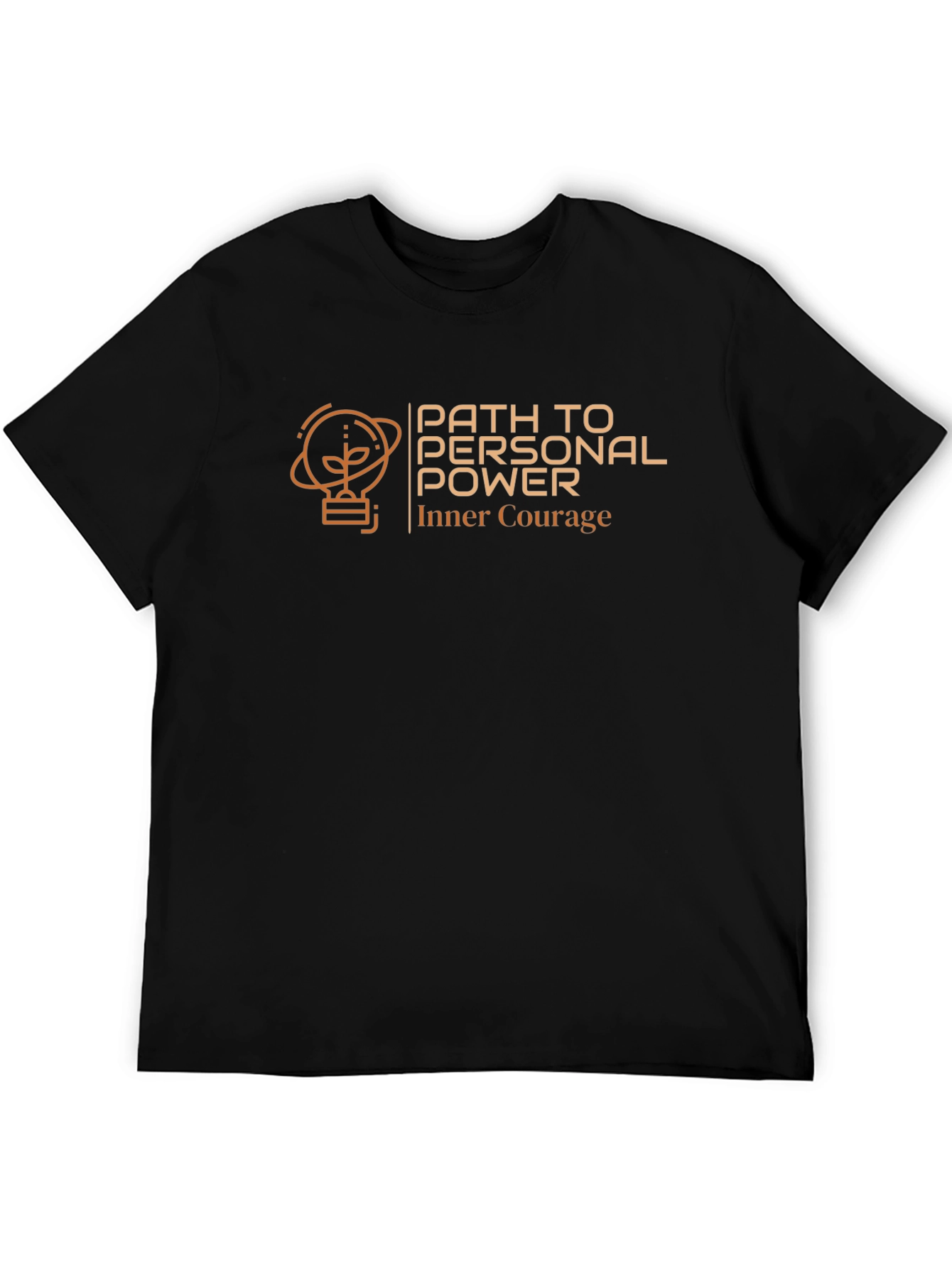 Path to Personal Power Black T-Shirt