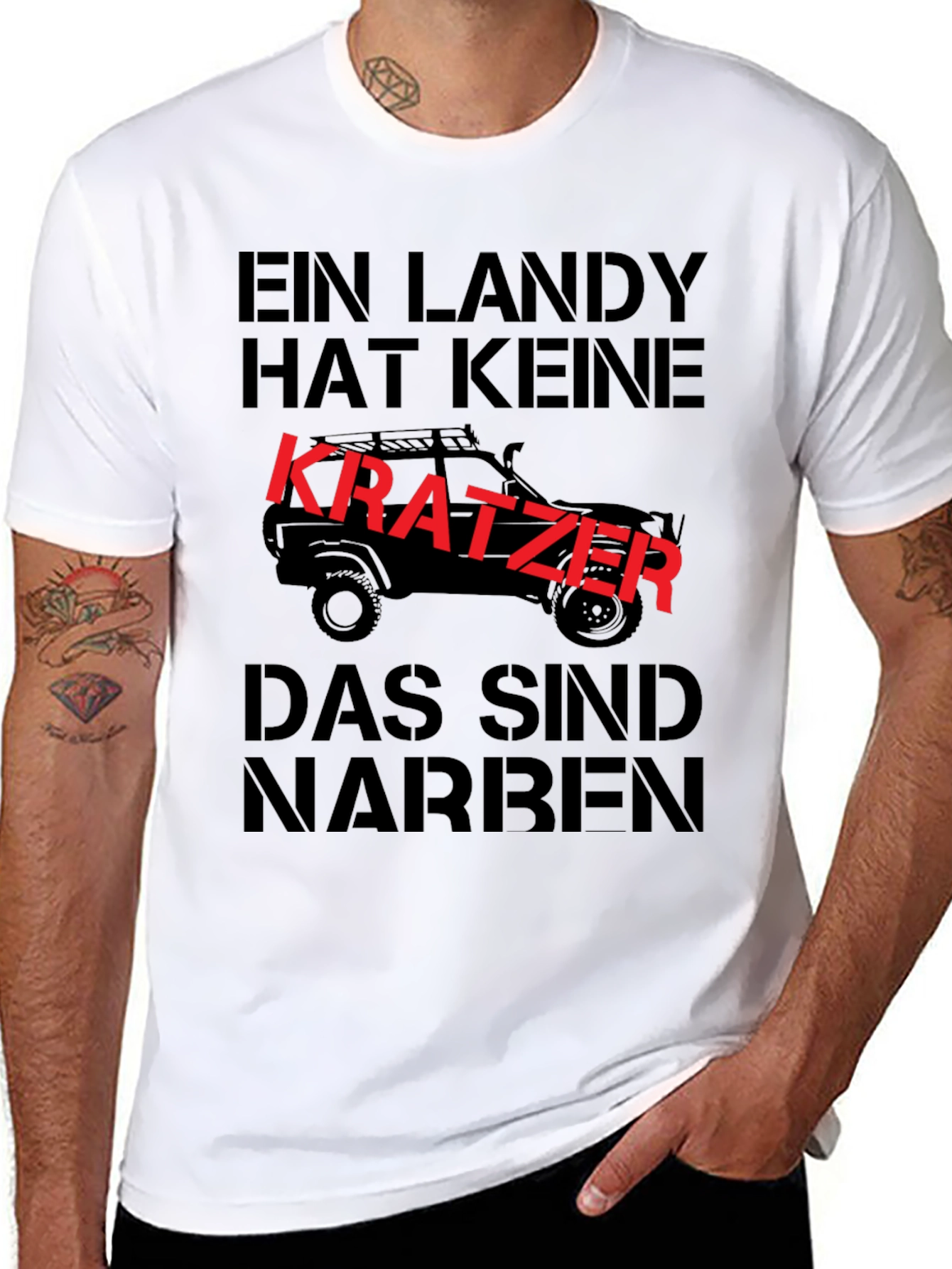 Land Rover T-Shirt - Keine Kratzer