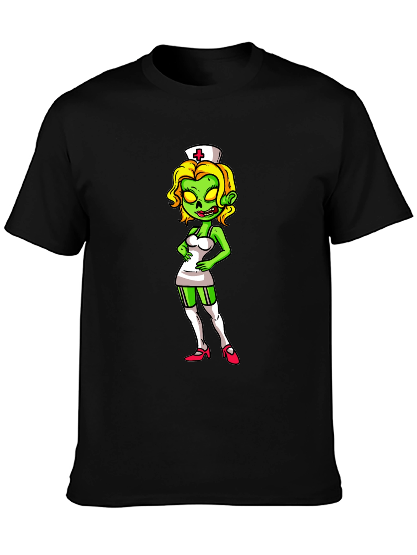Zombie Nurse T-Shirt: Halloween Costume Tee