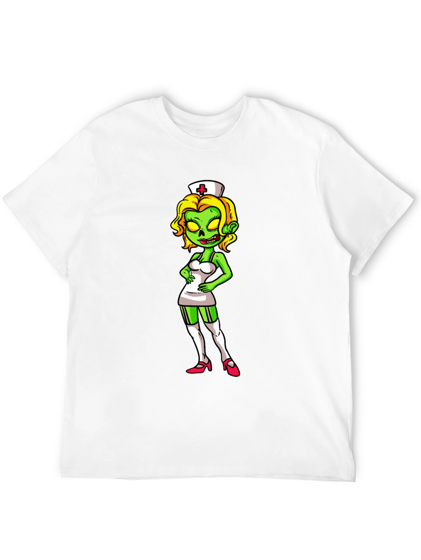 Zombie Nurse T-Shirt: Halloween Costume Tee