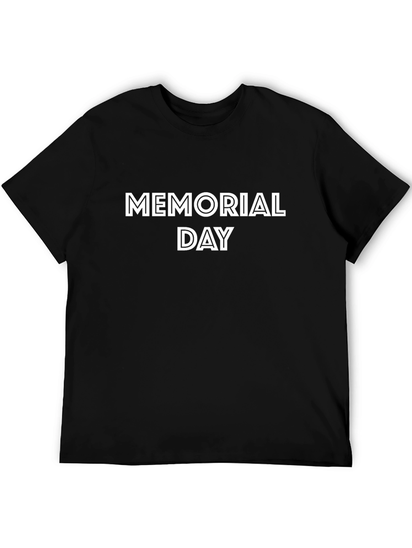 Memorial Day Black T-Shirt