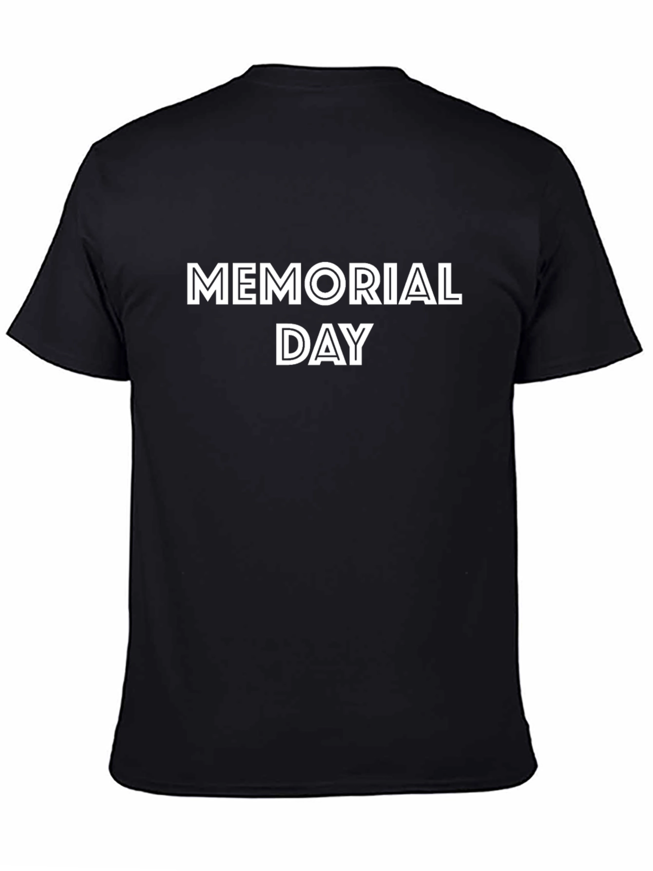 Memorial Day Black T-Shirt