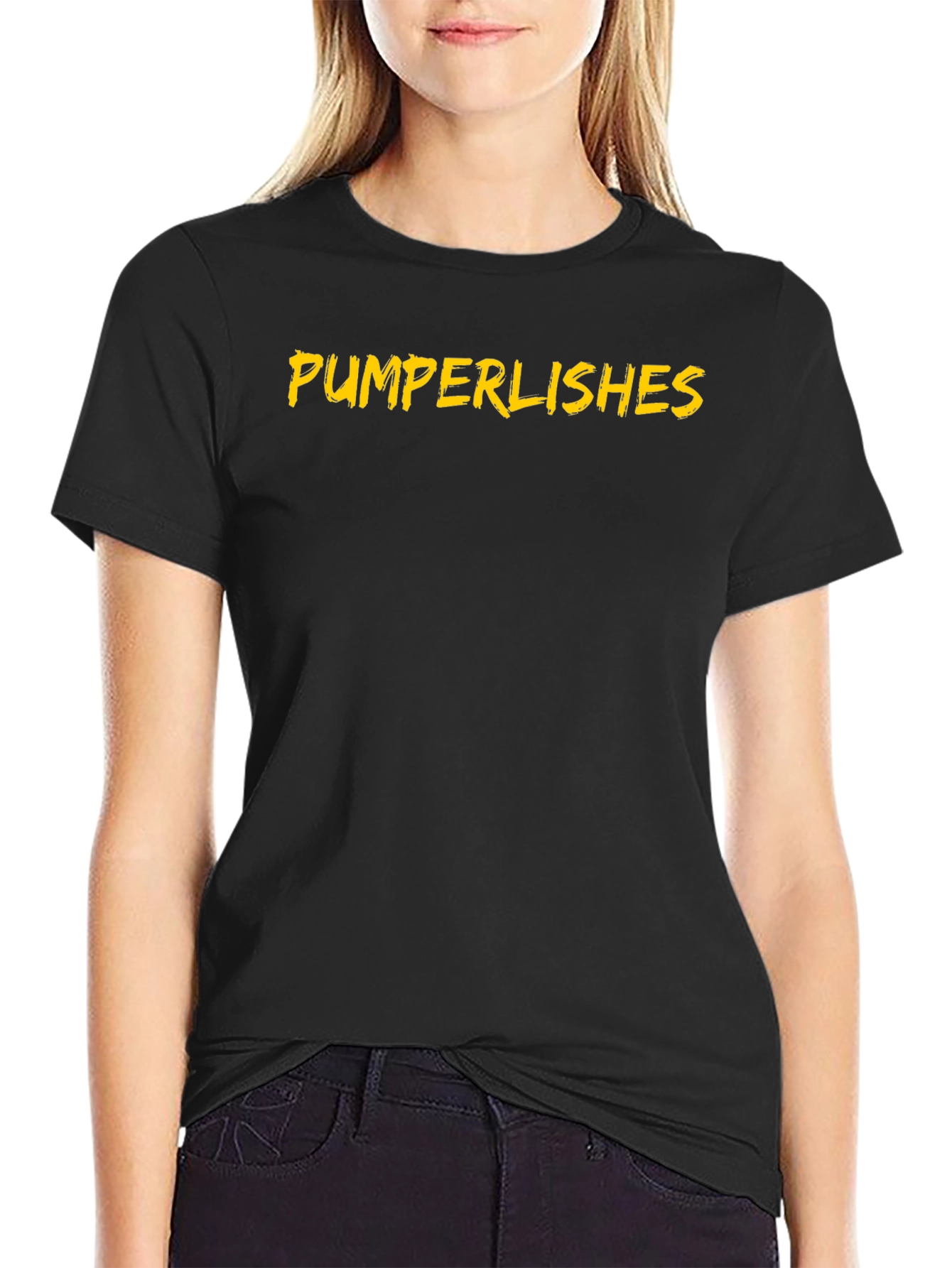 Pumperlishes Black T-Shirt | Soft Cotton Blend