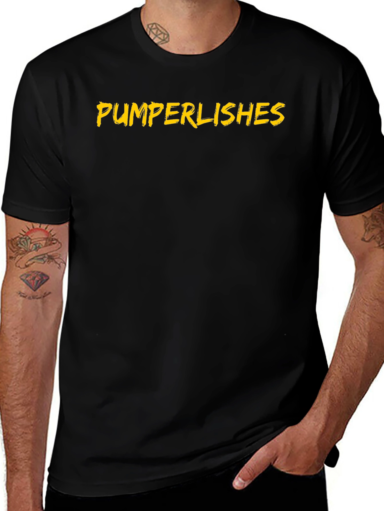 Pumperlishes Black T-Shirt | Soft Cotton Blend