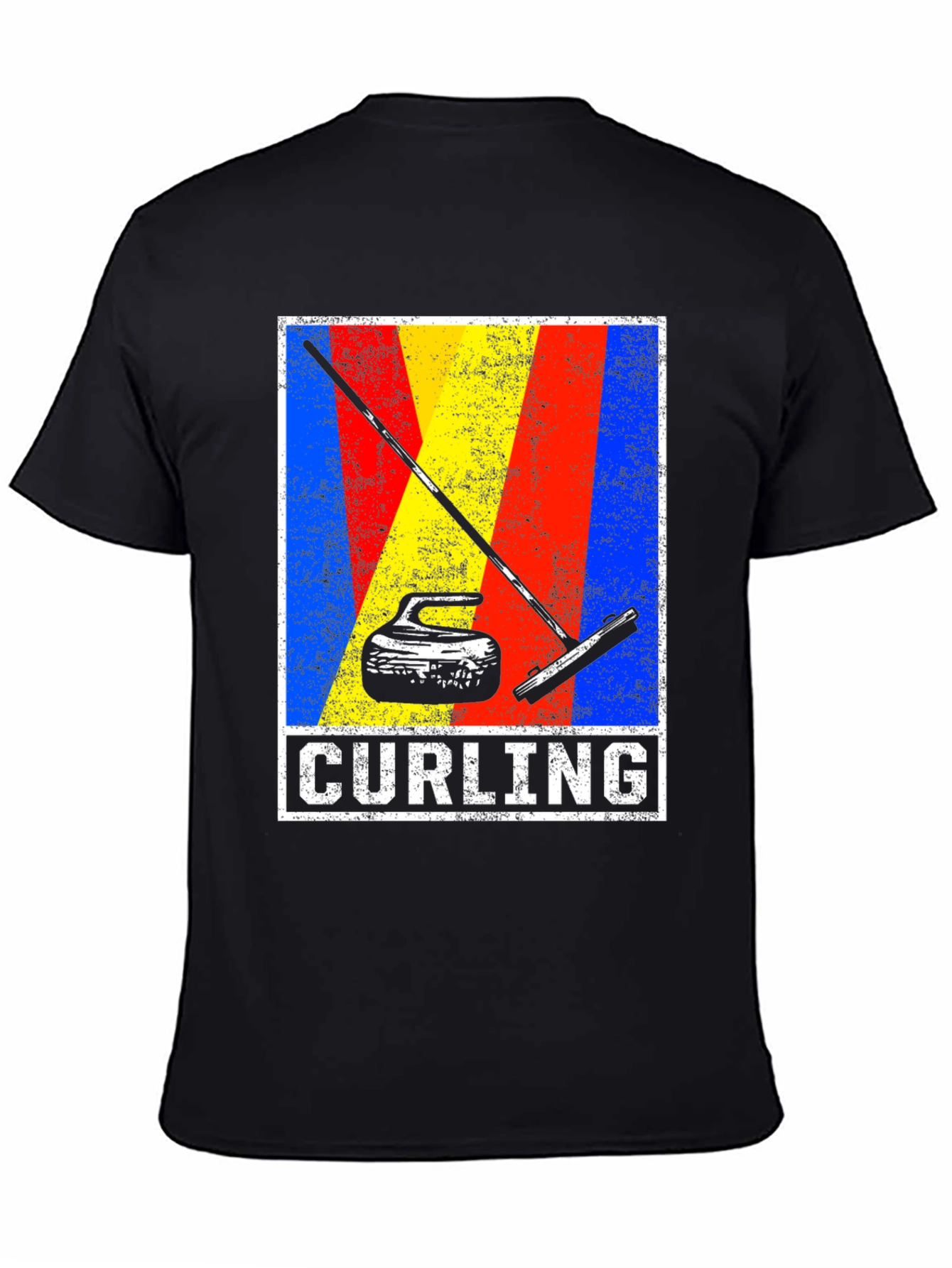 Curling Stone Graphic T-Shirt