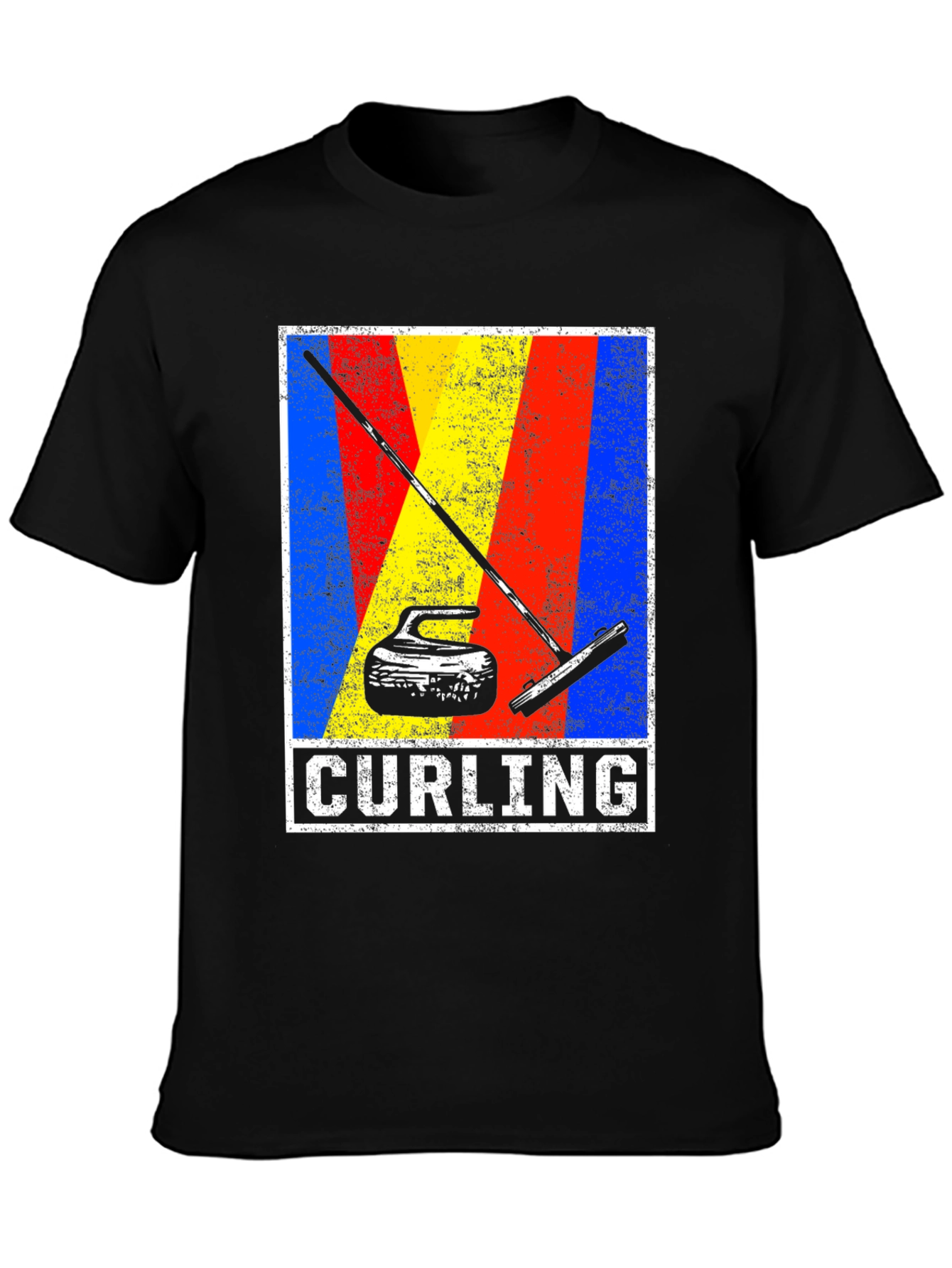 Curling Stone Graphic T-Shirt