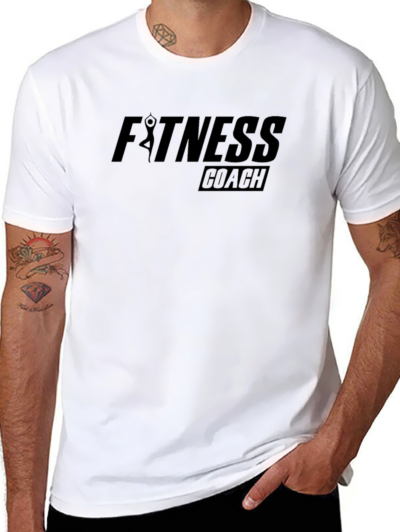 Fitness Coach Black T-Shirt