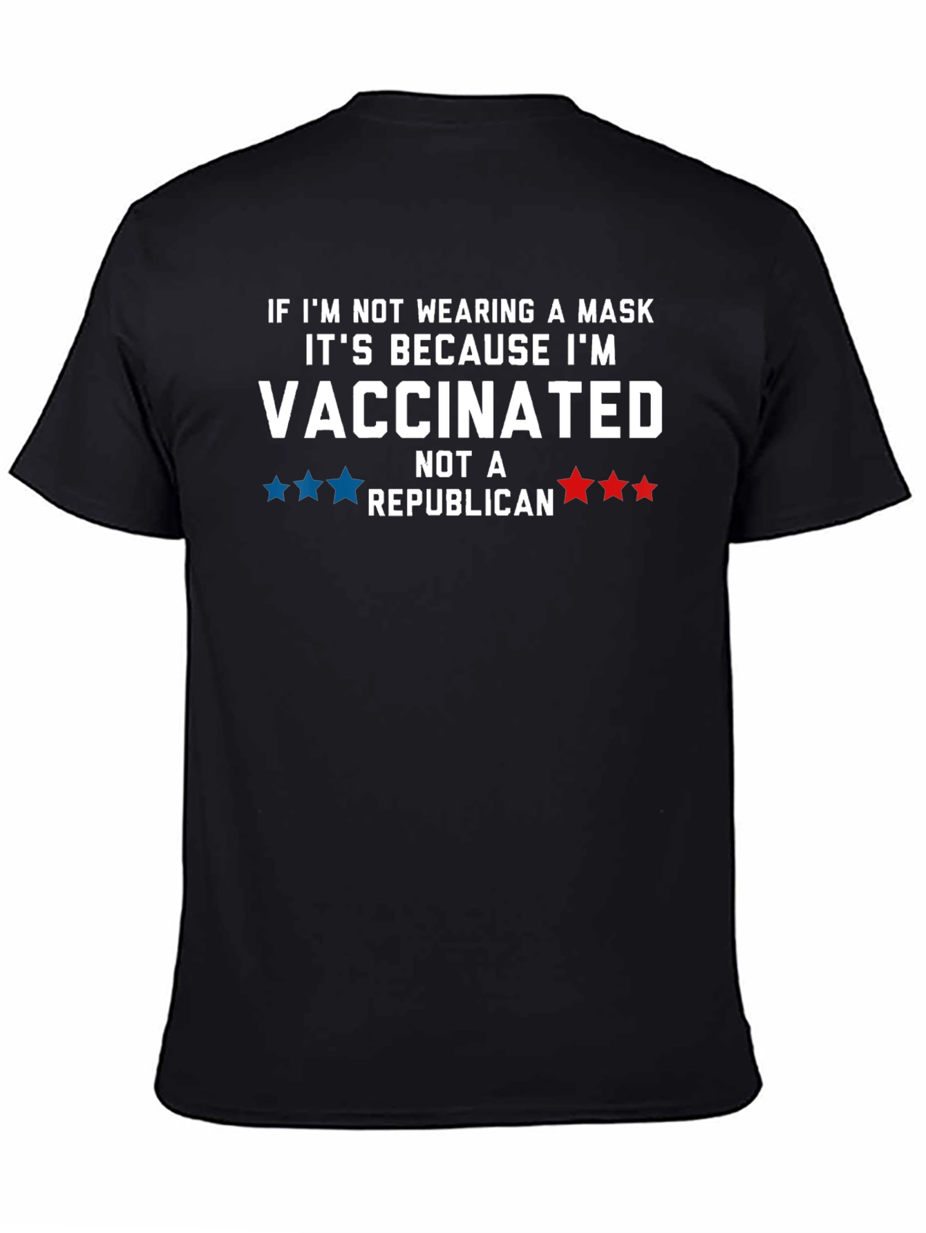 Vaccinated Not A Republican Graphic T-Shirt