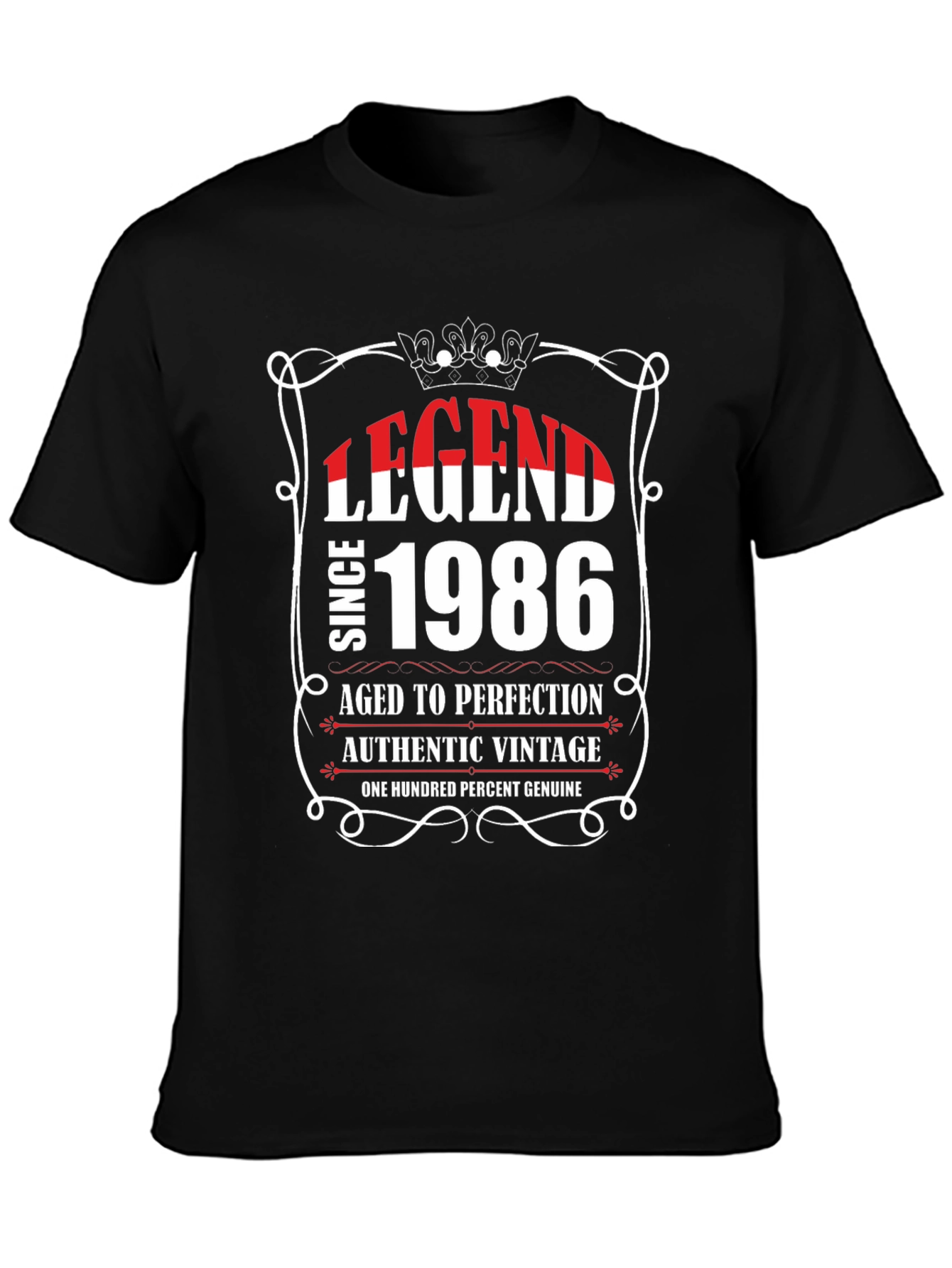 Legend Since 1986 Aged to Perfection Graphic T-Shirt