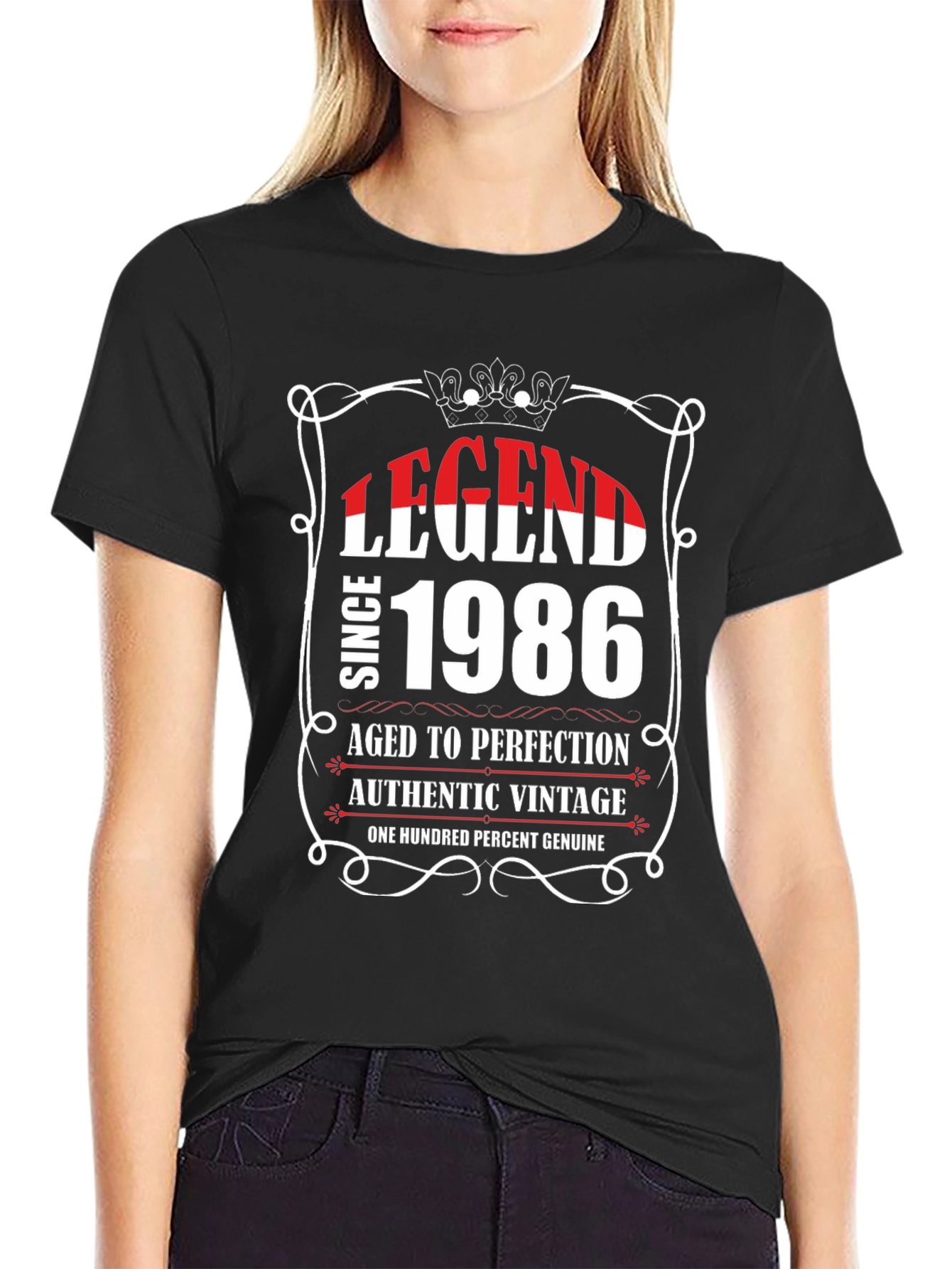 Legend Since 1986 Aged to Perfection Graphic T-Shirt