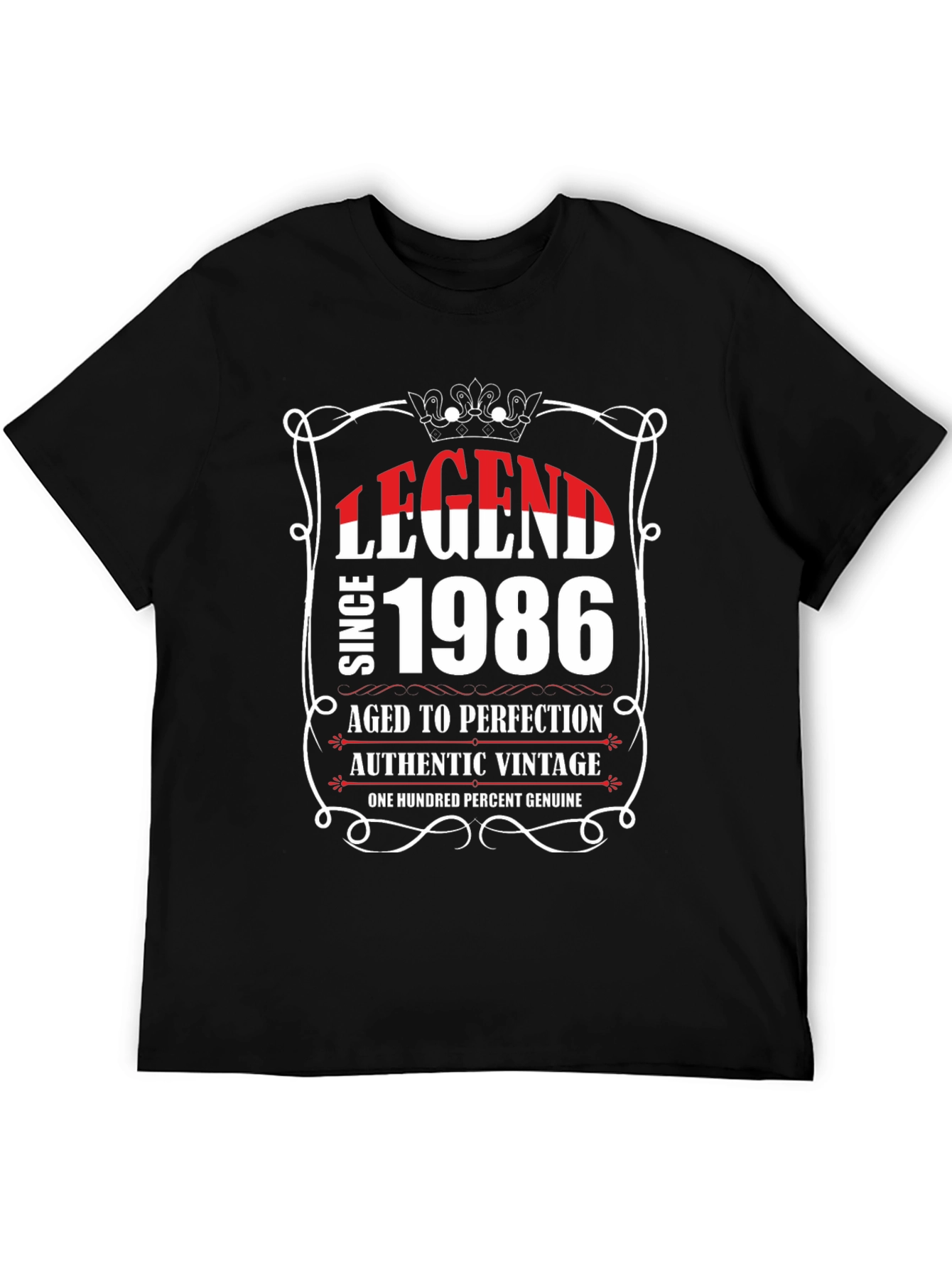 Legend Since 1986 Aged to Perfection Graphic T-Shirt