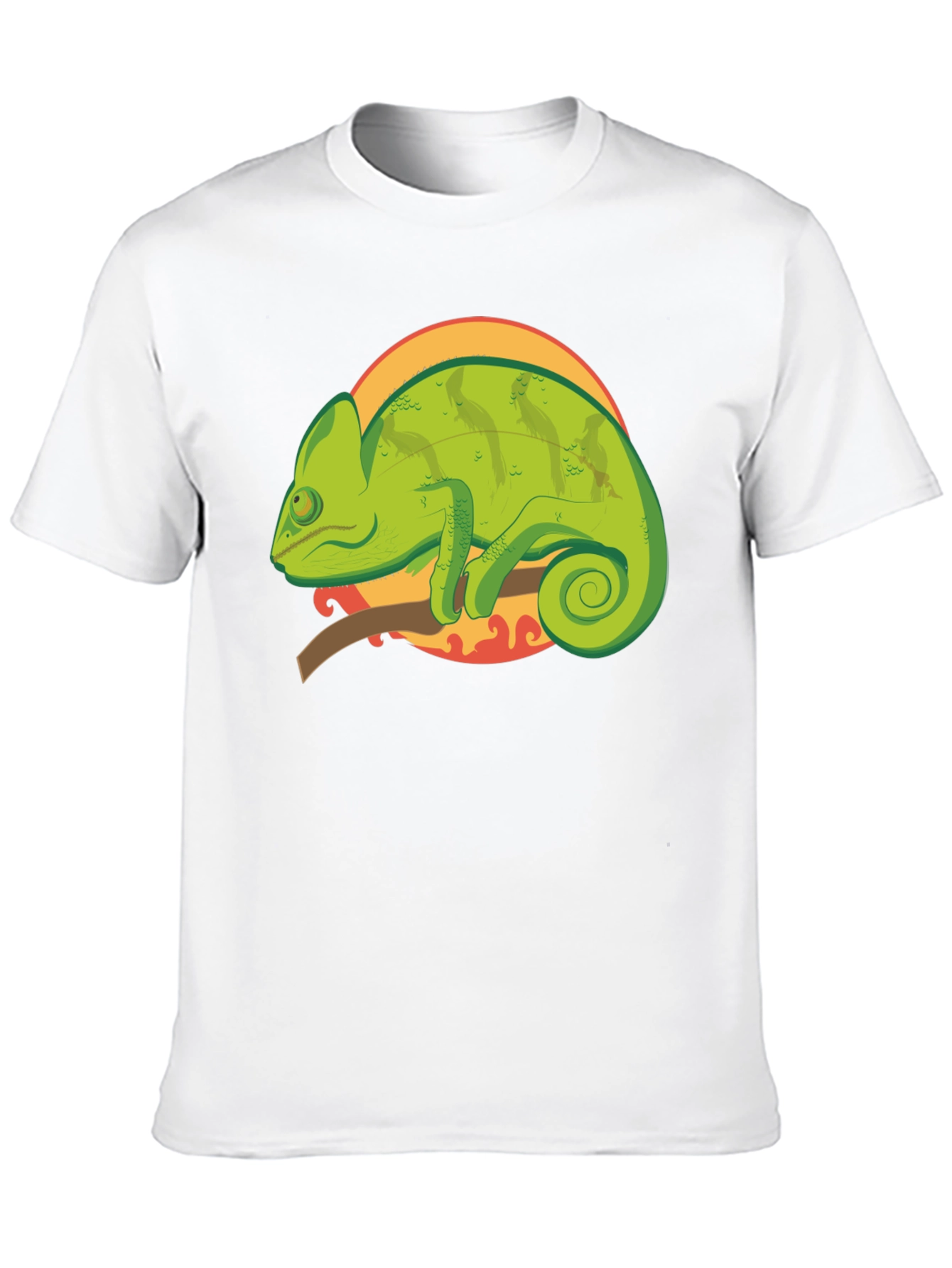 Chameleon Graphic Tee - Cool Reptile Design