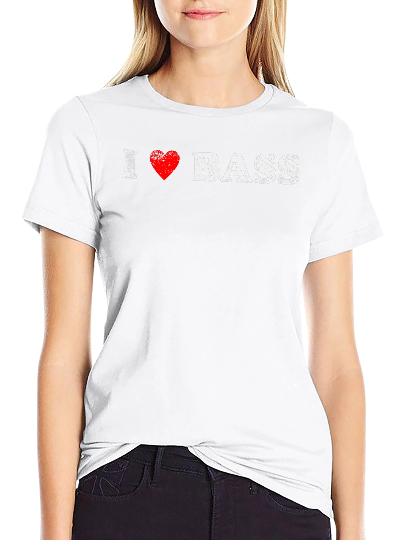 I Love Bass T-Shirt - Music Lover Tee