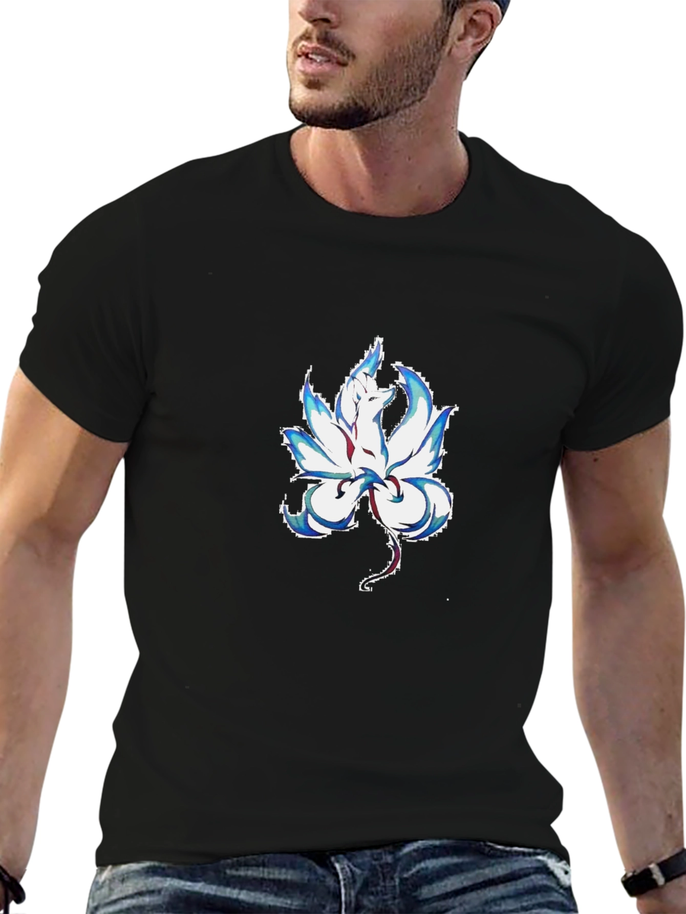 Nine-Tailed Fox Graphic T-Shirt
