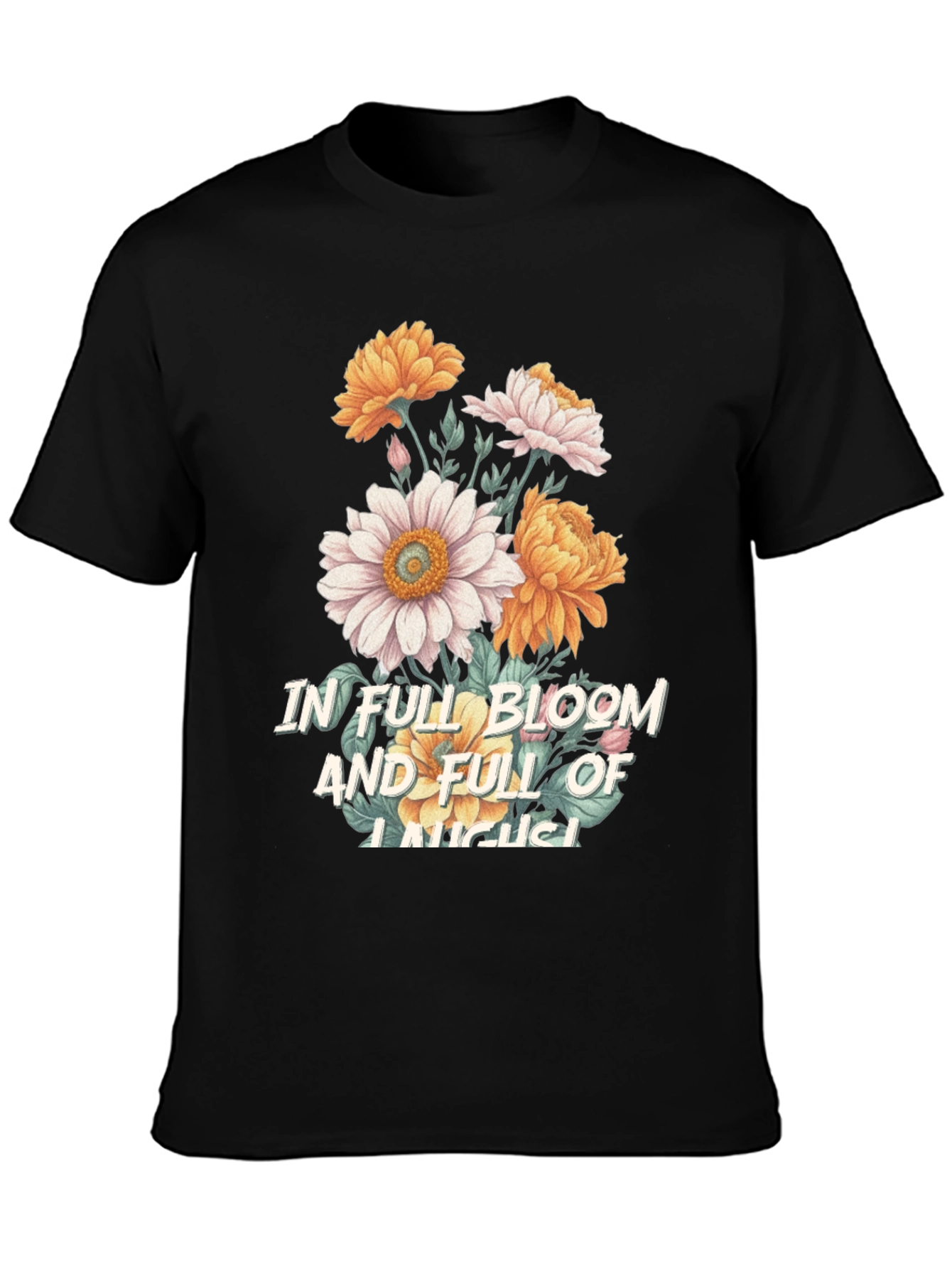 Floral In Full Bloom Graphic Tee
