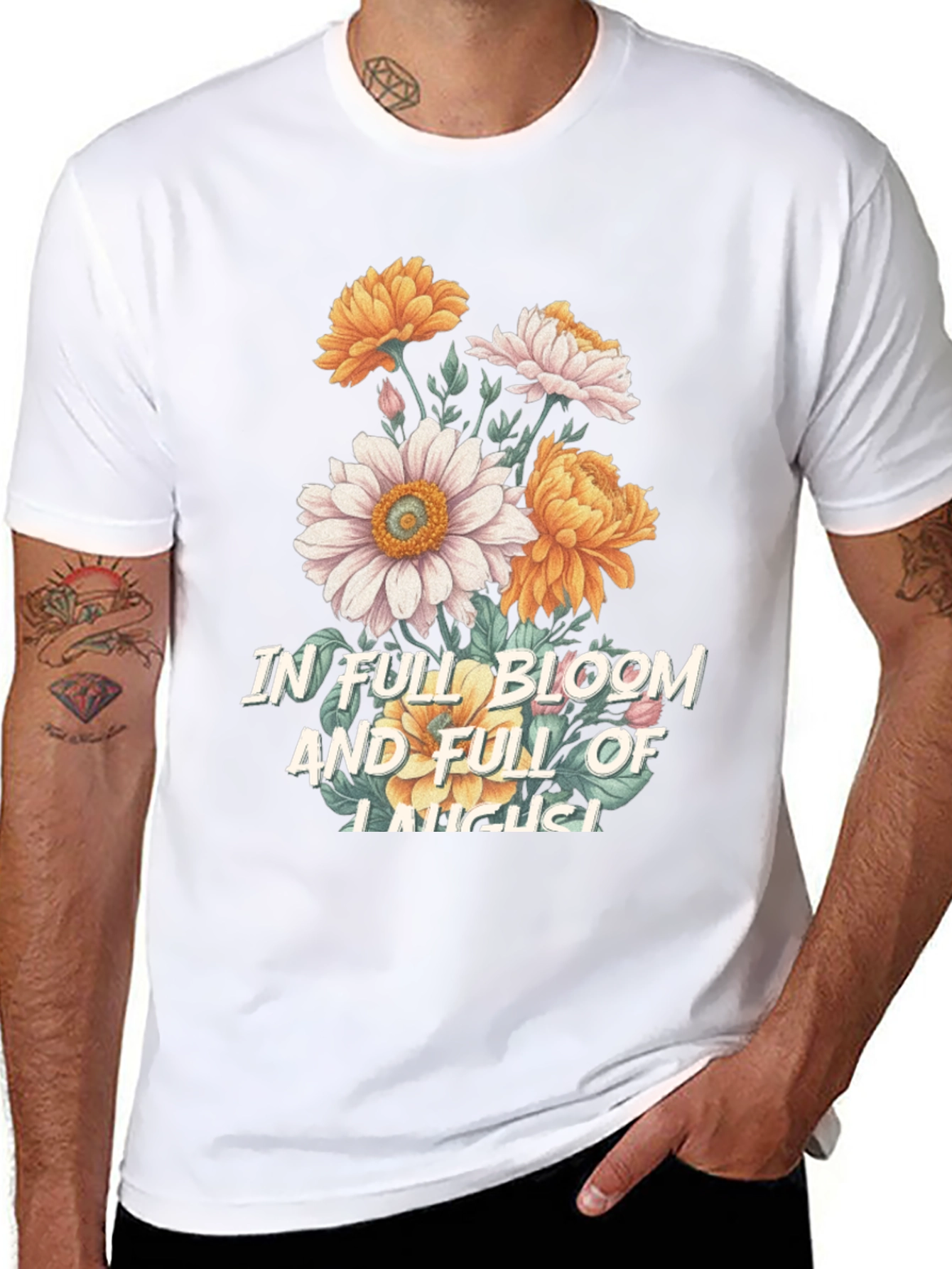 Floral In Full Bloom Graphic Tee