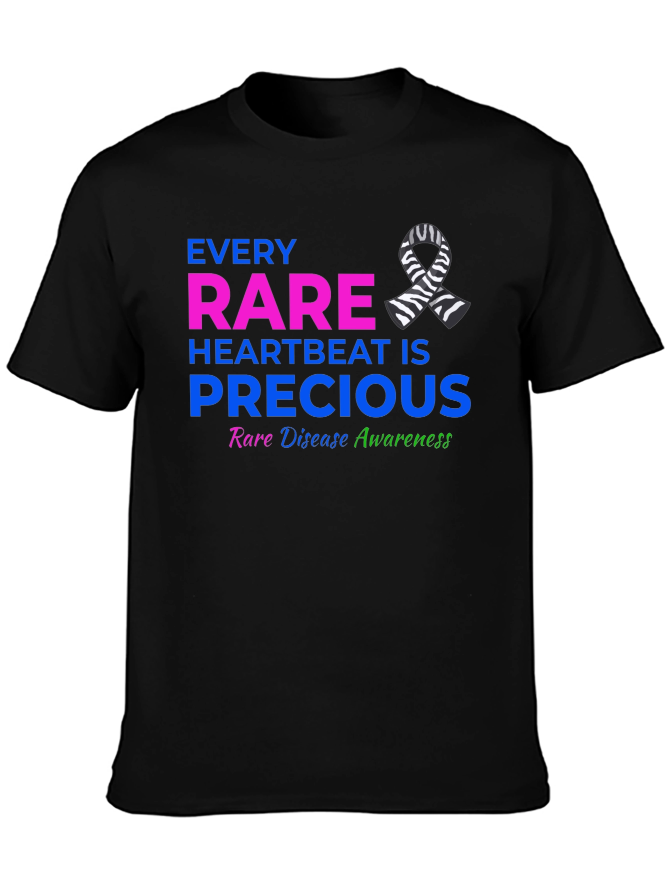 Rare Disease Awareness T-Shirt - Every Heartbeat is Precious