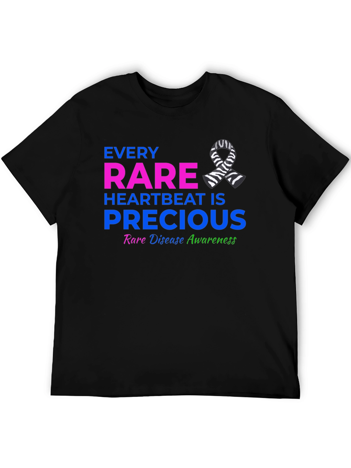 Rare Disease Awareness T-Shirt - Every Heartbeat is Precious