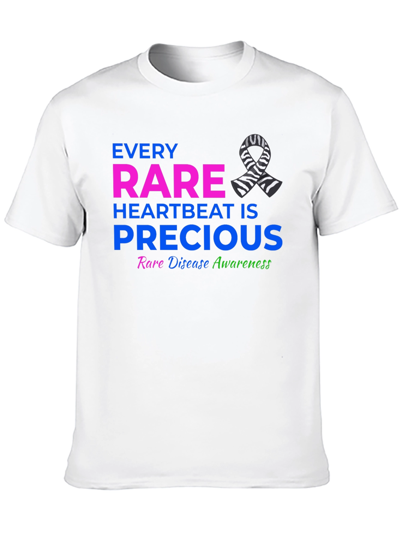 Rare Disease Awareness T-Shirt - Every Heartbeat is Precious