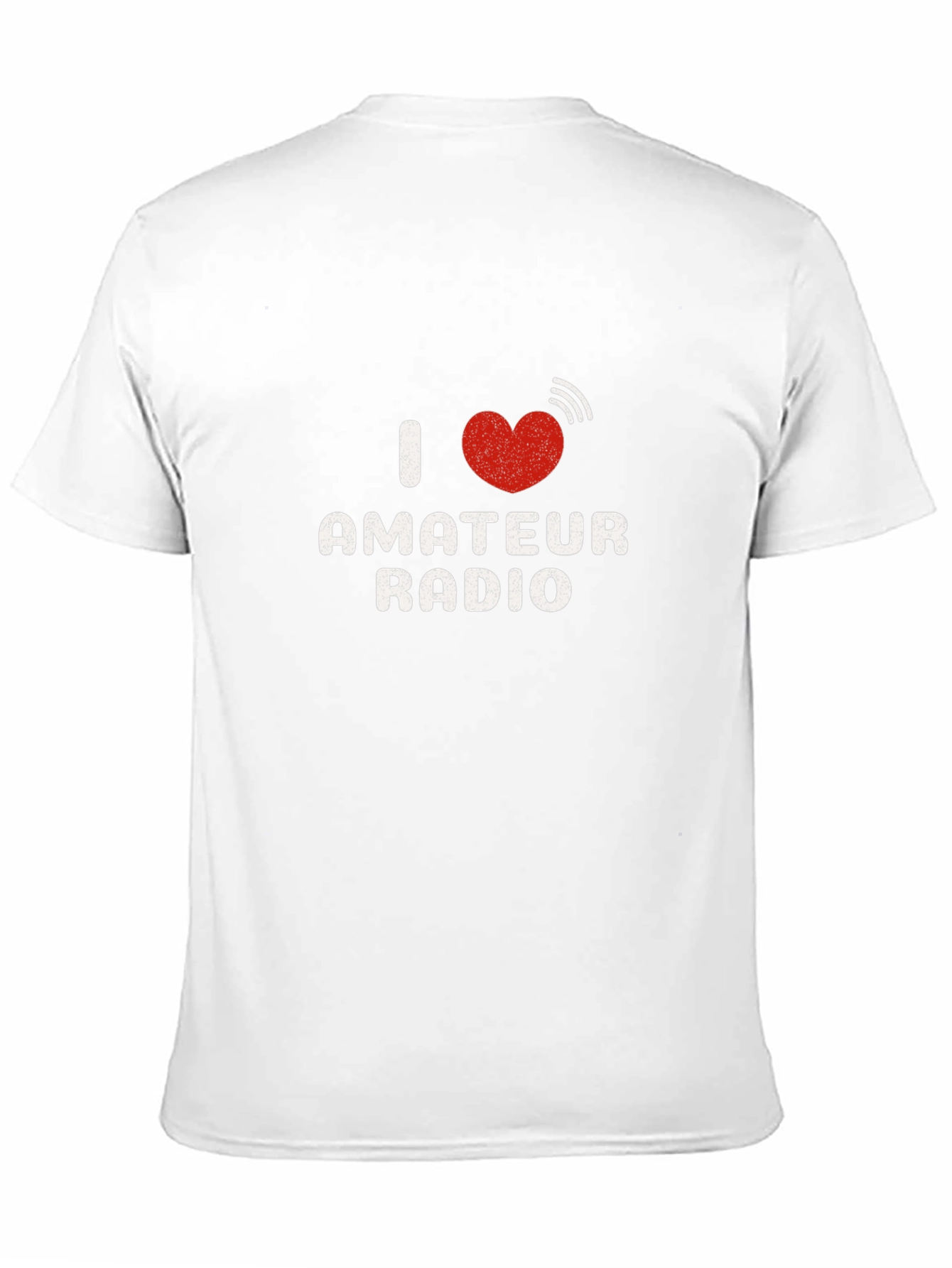 I Heart Amateur Radio Black T-Shirt