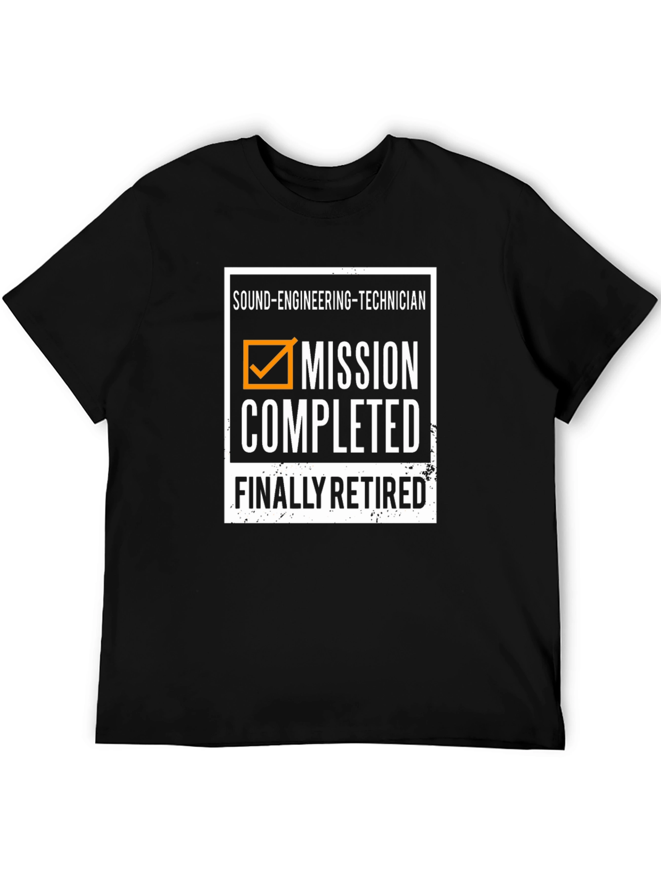 Sound Engineer Retired Mission Completed T-Shirt