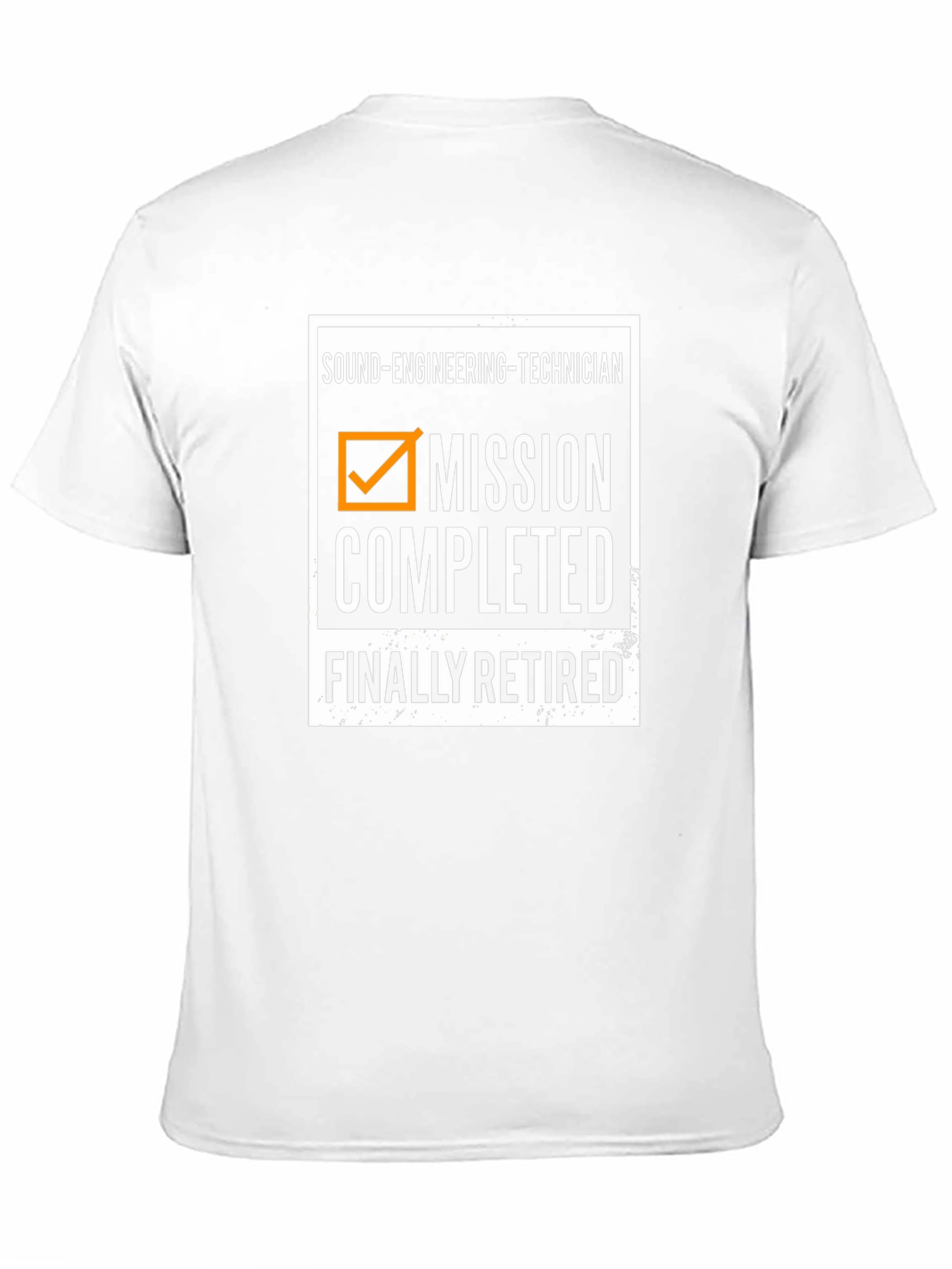 Sound Engineer Retired Mission Completed T-Shirt