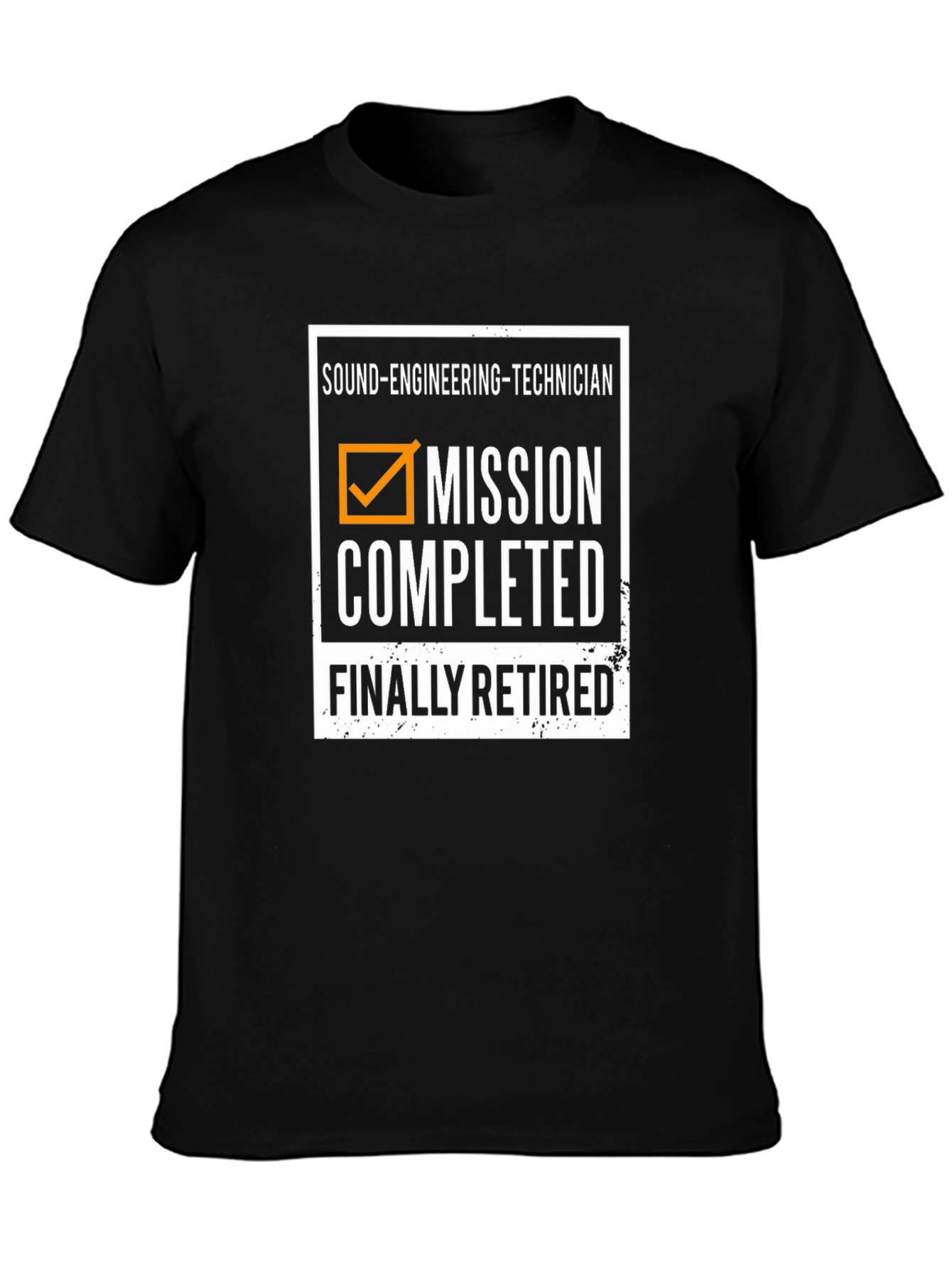 Sound Engineer Retired Mission Completed T-Shirt