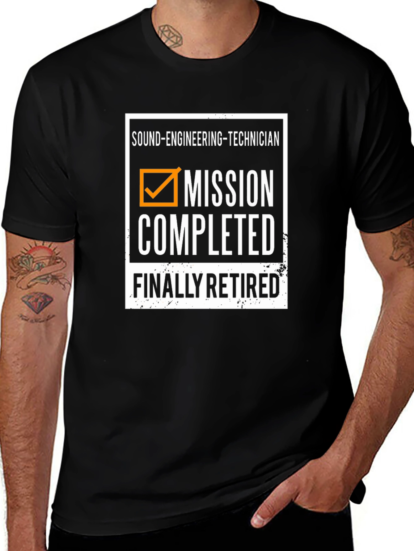 Sound Engineer Retired Mission Completed T-Shirt