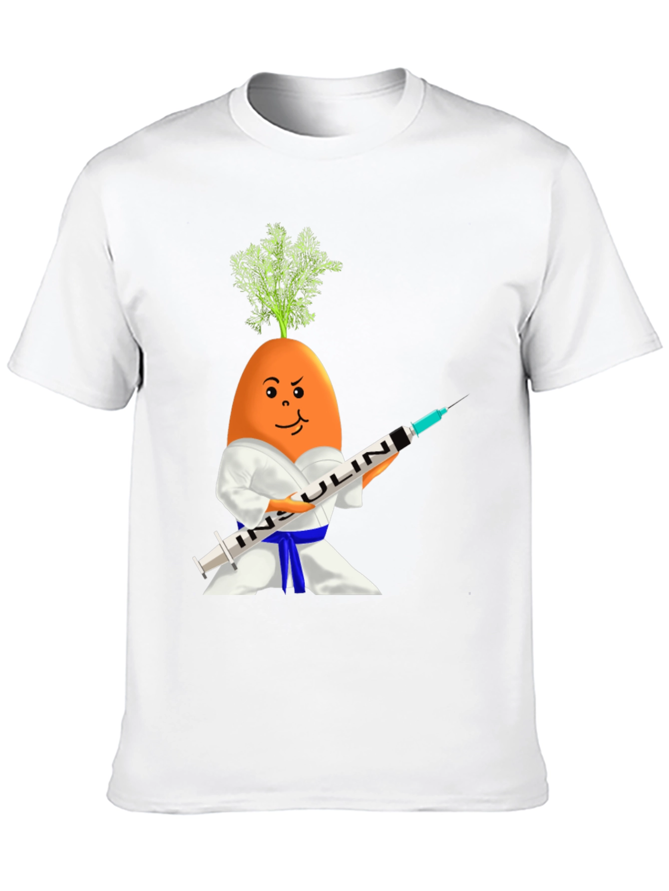 Insulin Carrot Martial Arts T-Shirt