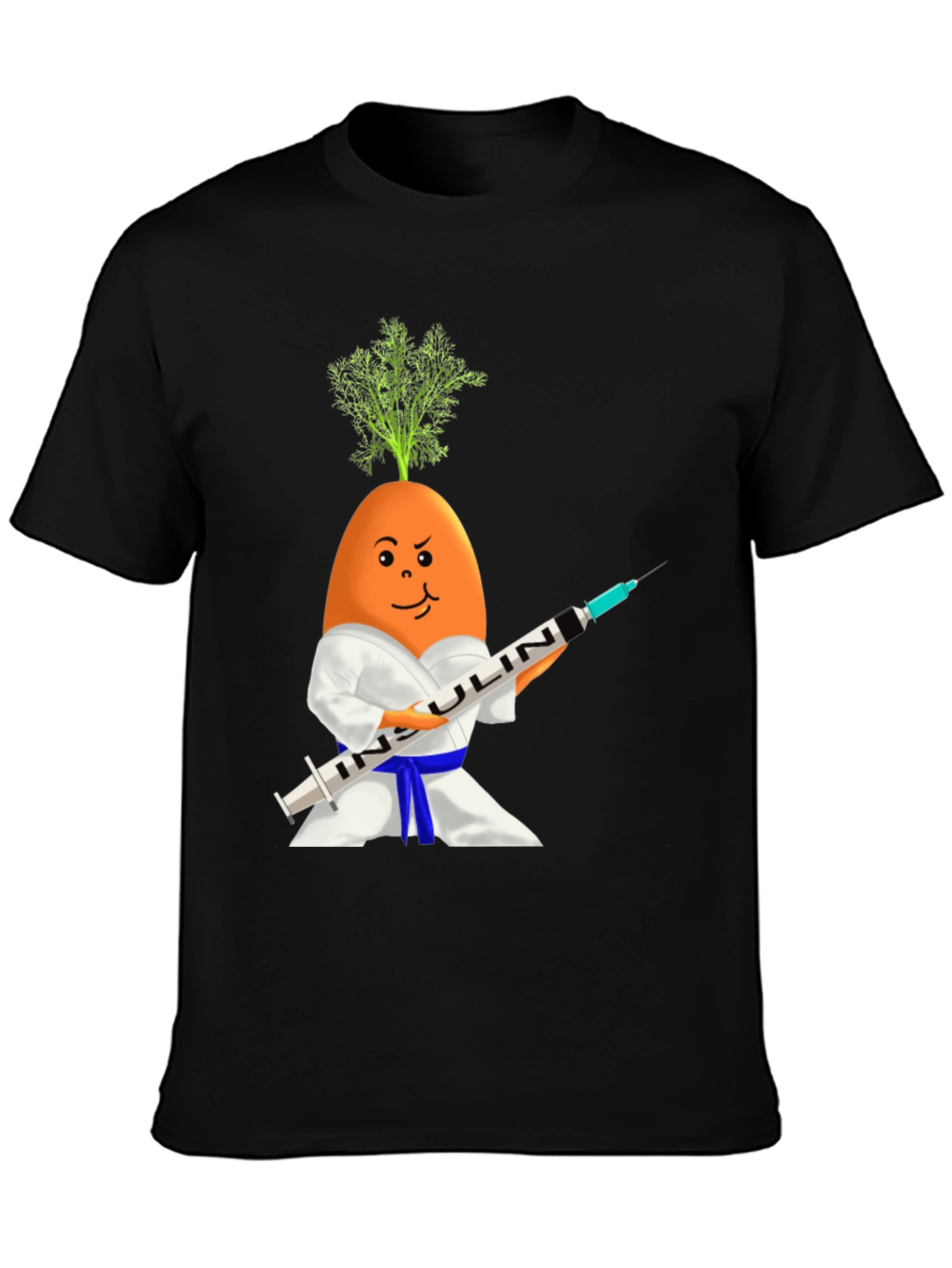 Insulin Carrot Martial Arts T-Shirt