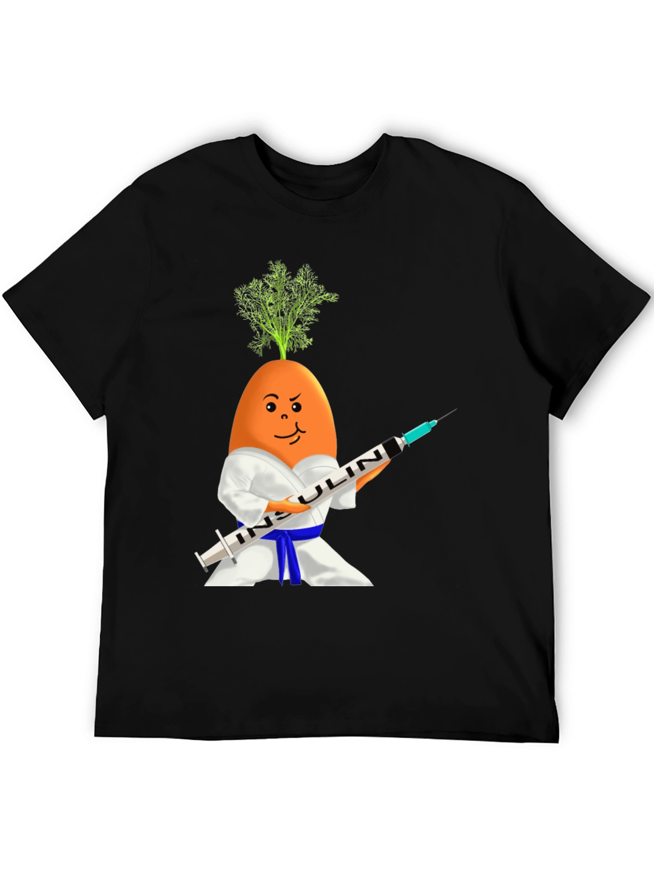 Insulin Carrot Martial Arts T-Shirt