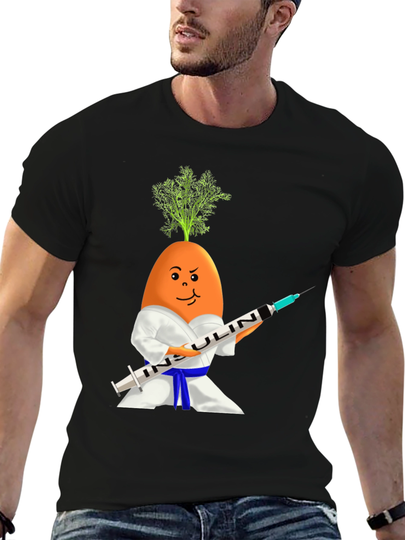 Insulin Carrot Martial Arts T-Shirt