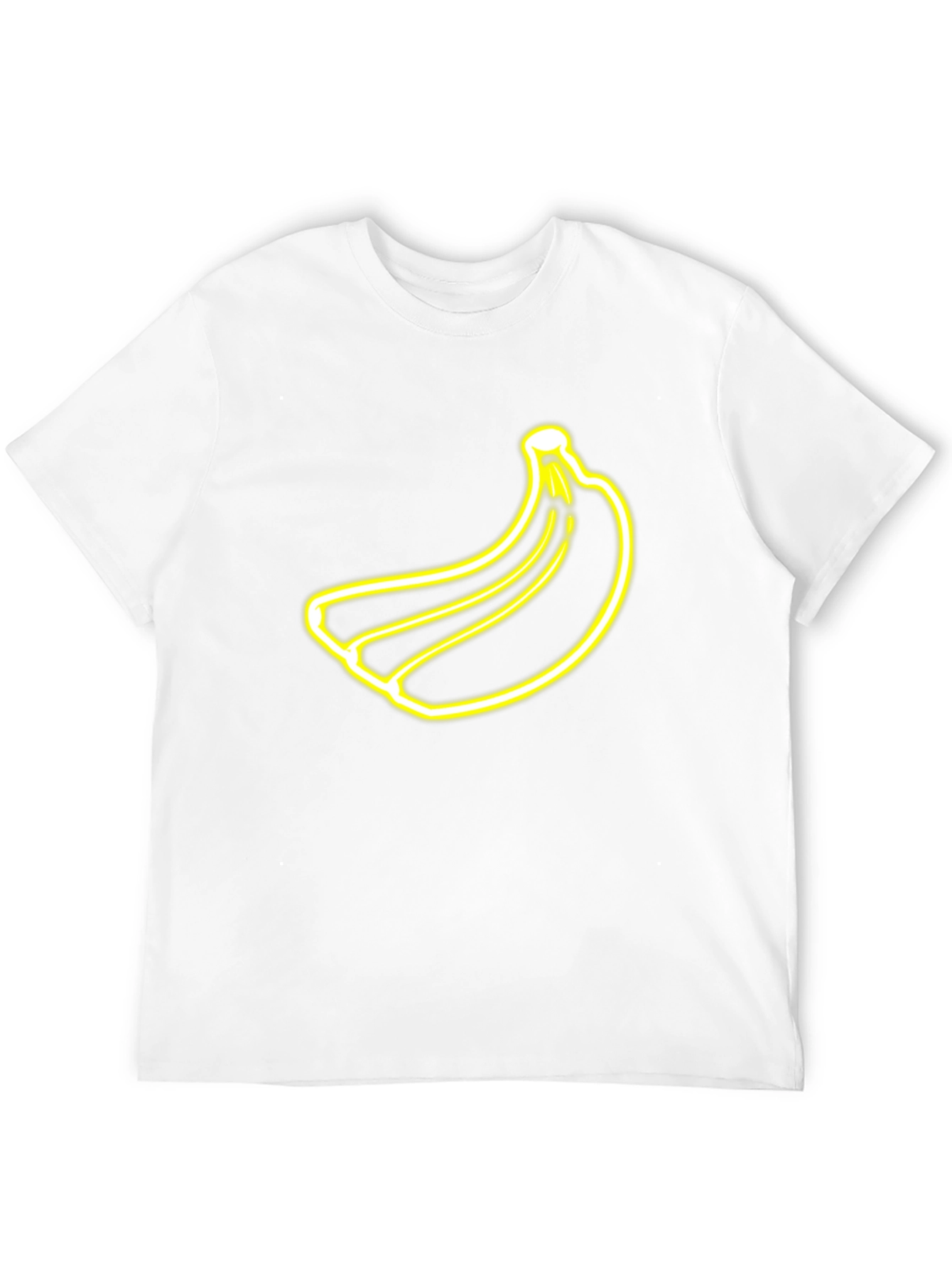 Banana Neon Graphic Black T-Shirt