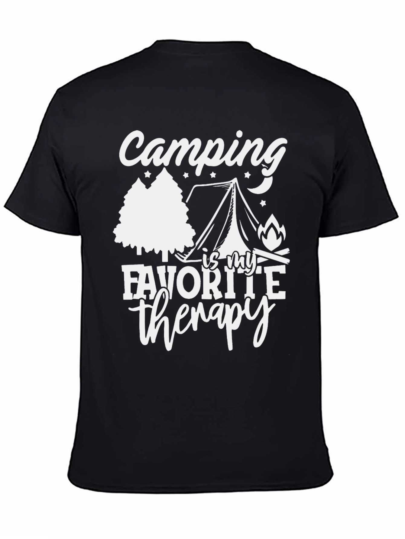 Camping Is My Favorite Therapy Tee
