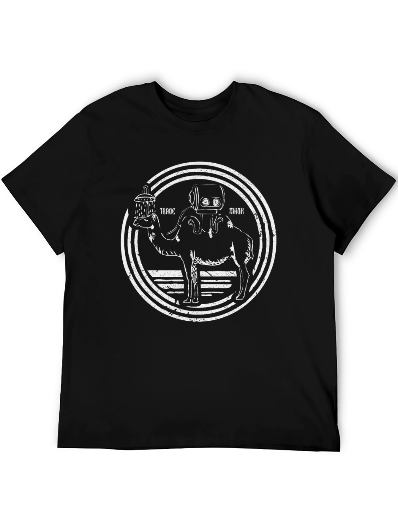 Camel Trade Mark Graphic Tee - Black