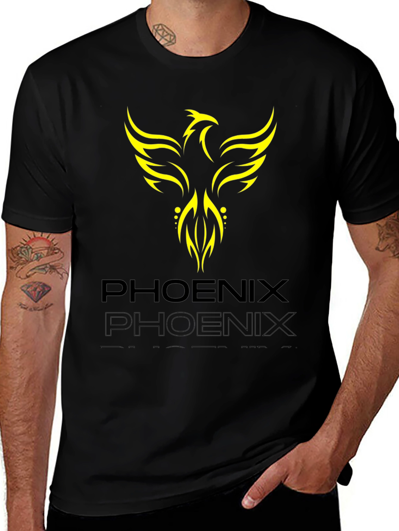 Phoenix Graphic T-Shirt - Bold Statement Tee