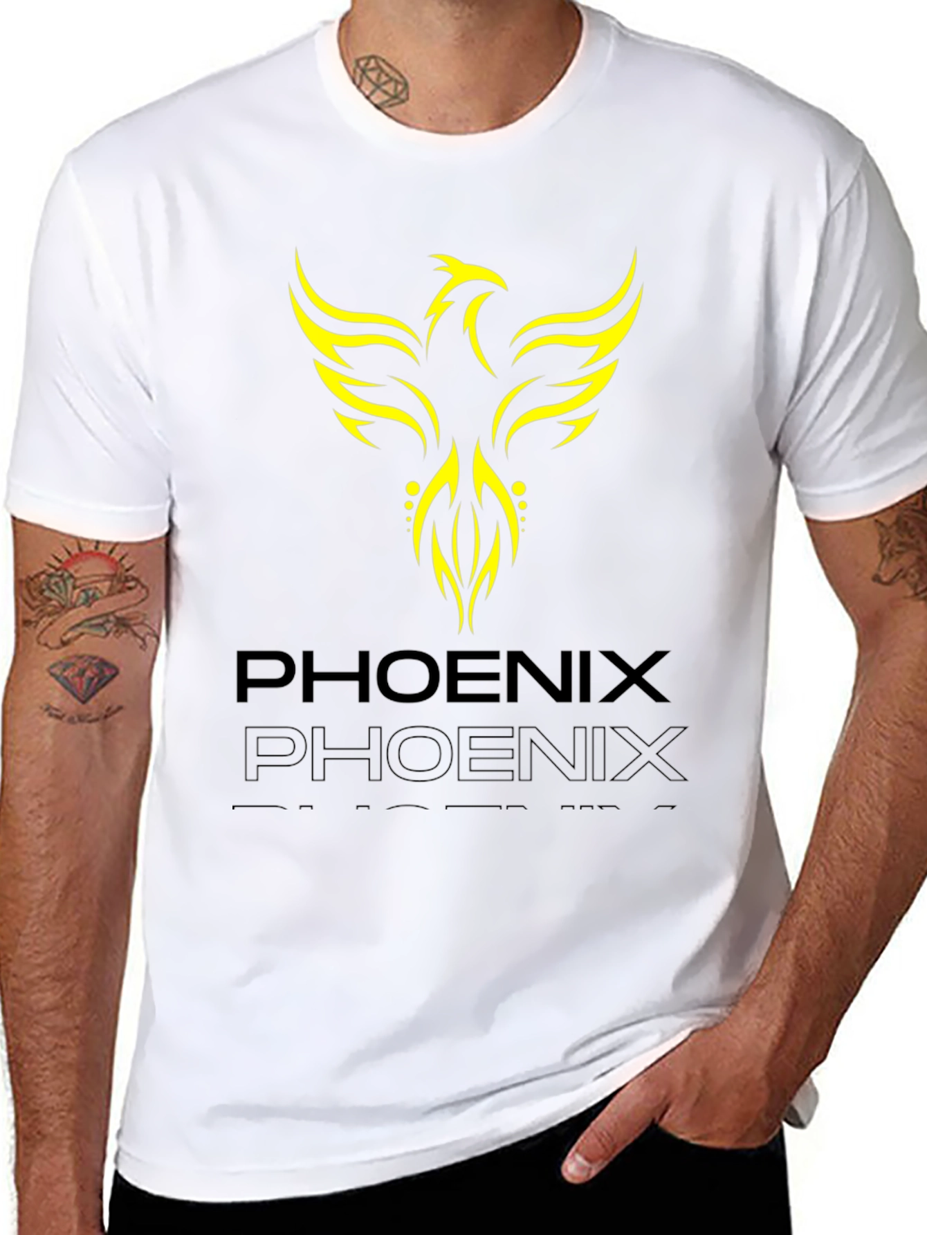 Phoenix Graphic T-Shirt - Bold Statement Tee