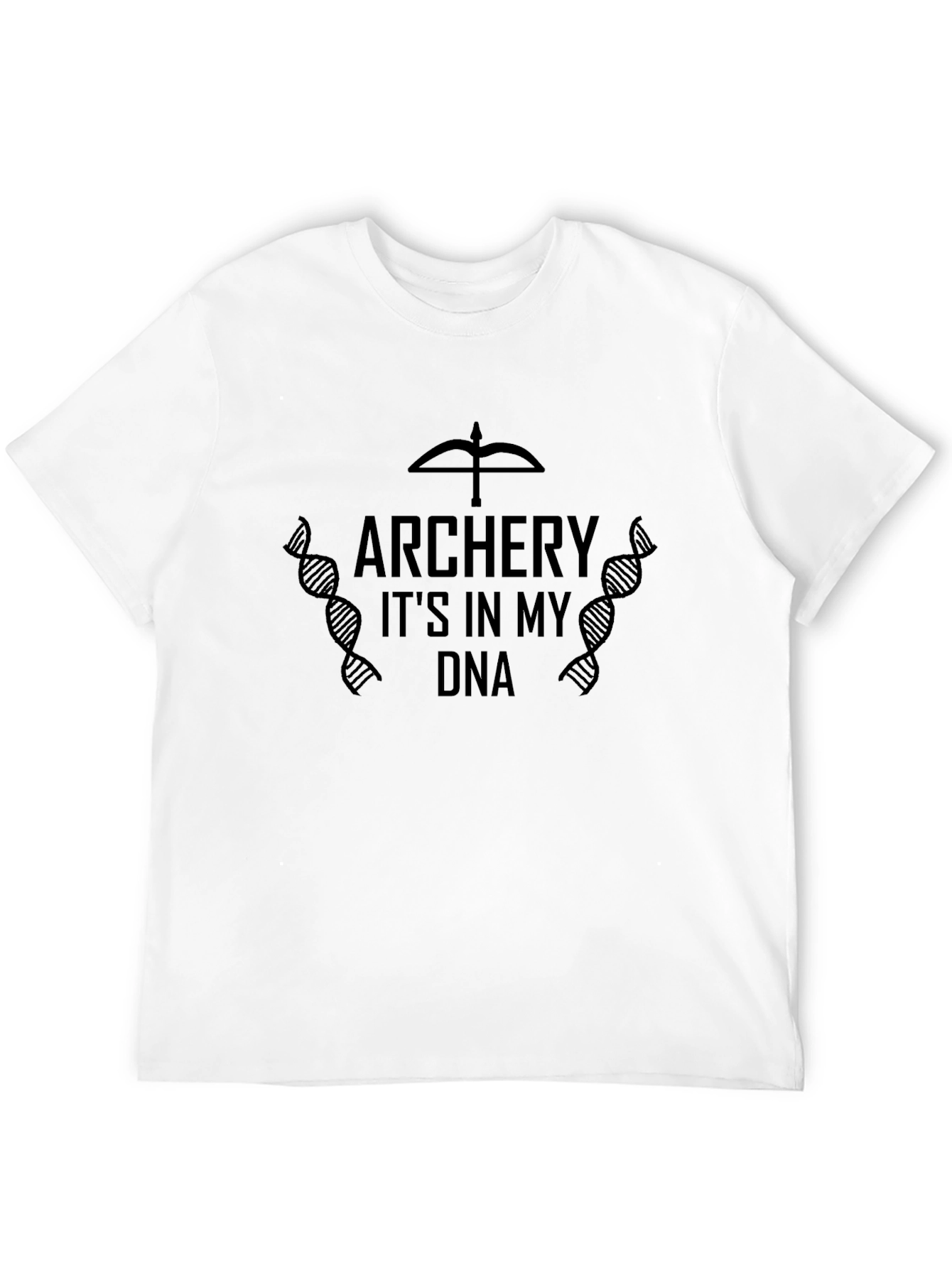 Archery DNA T-Shirt - Bow and Arrow Design