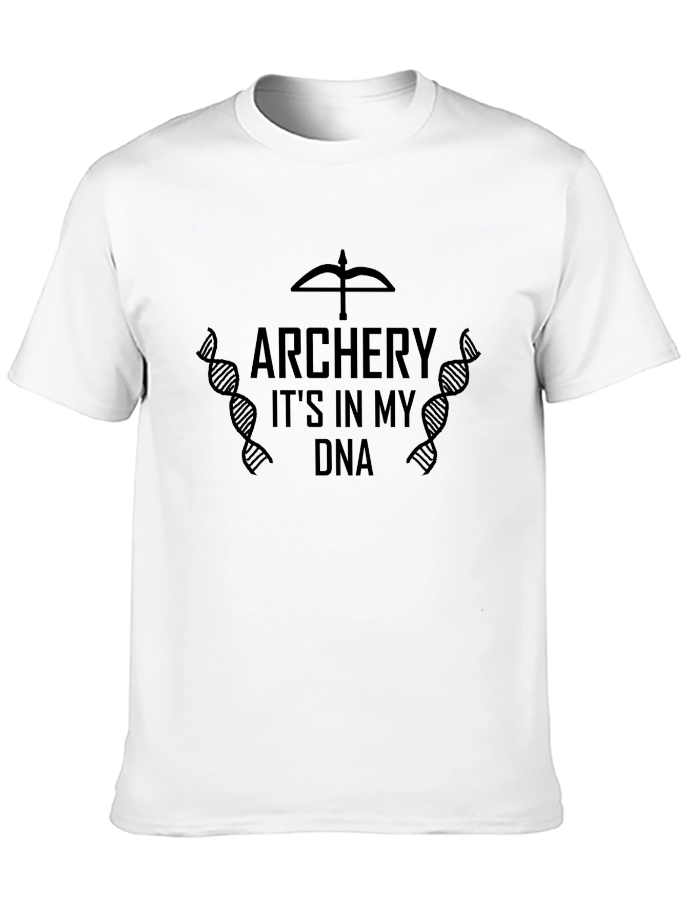 Archery DNA T-Shirt - Bow and Arrow Design