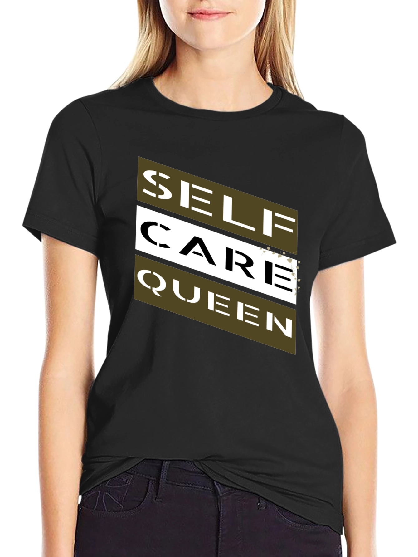 Self Care Queen Black T-Shirt