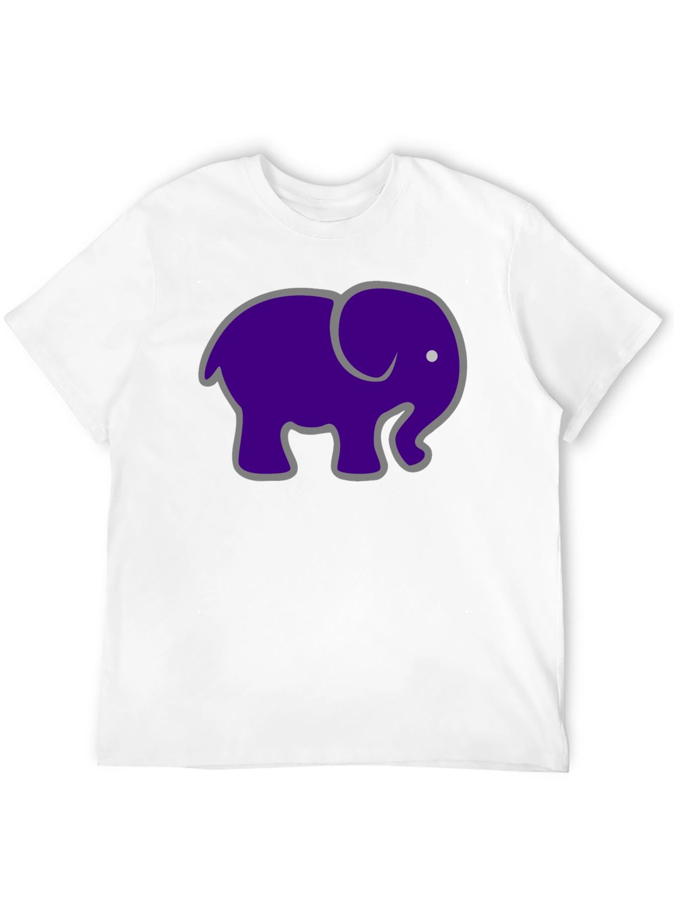 Elephant Graphic T-Shirt - Black Cotton Tee