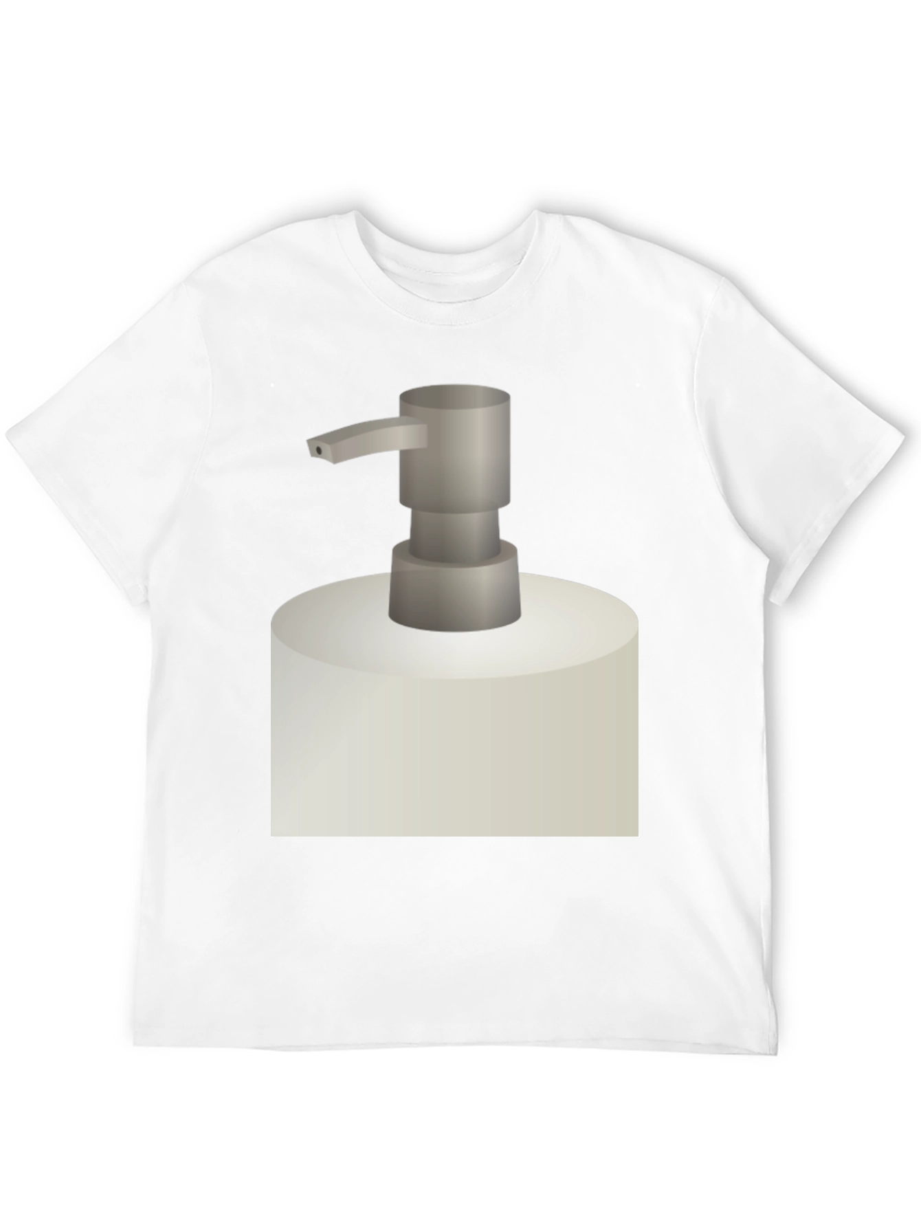 Novelty Soap Dispenser Graphic Tee - Black