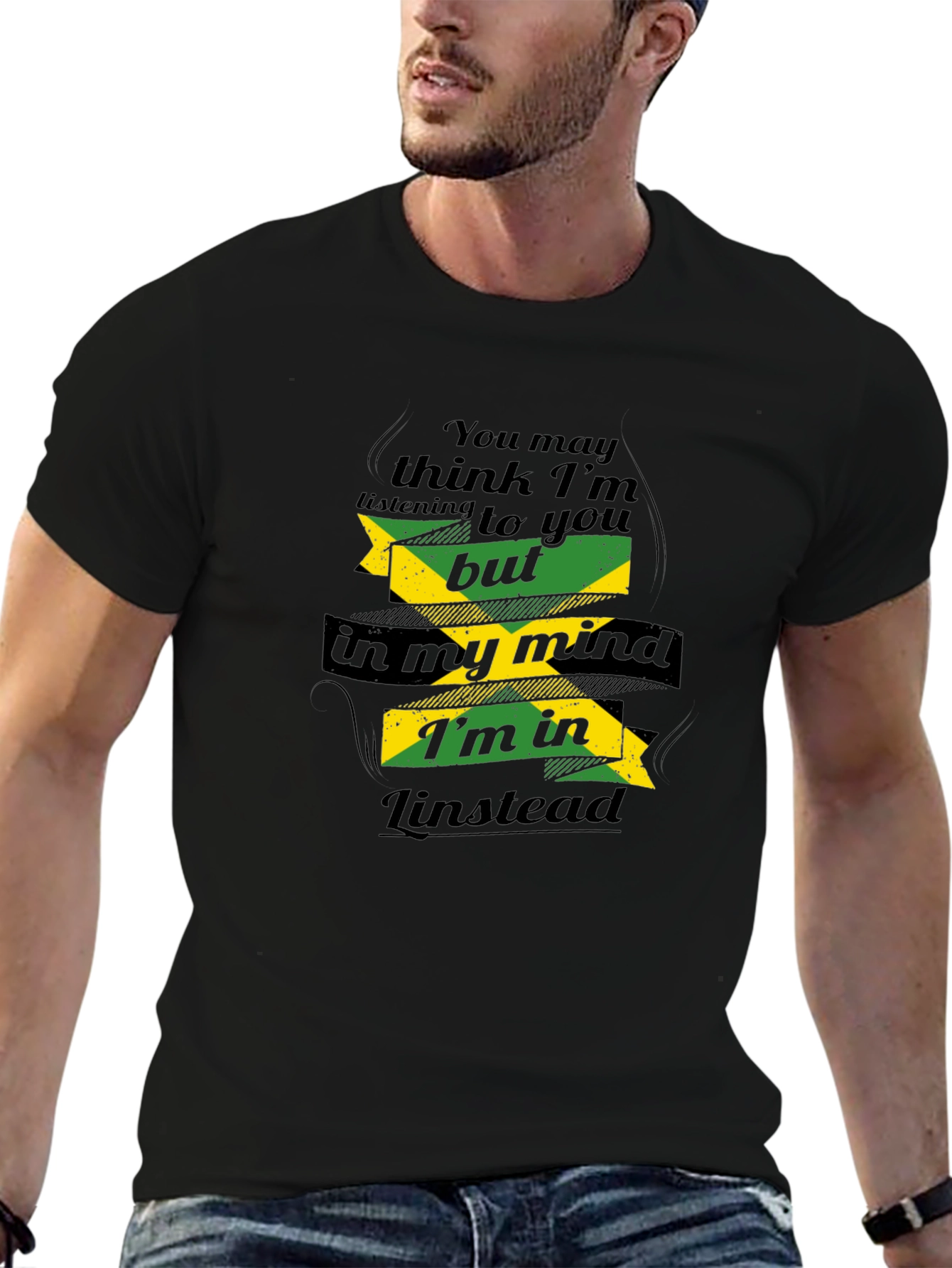 Jamaica Mind Linstead Black T-Shirt