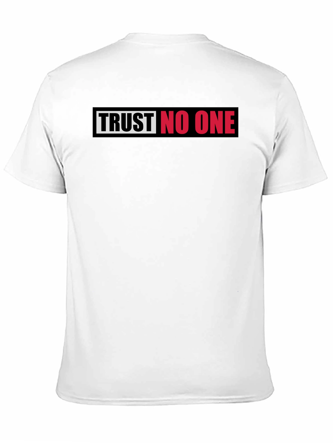 Trust No One Graphic Tee - Bold Statement T-Shirt