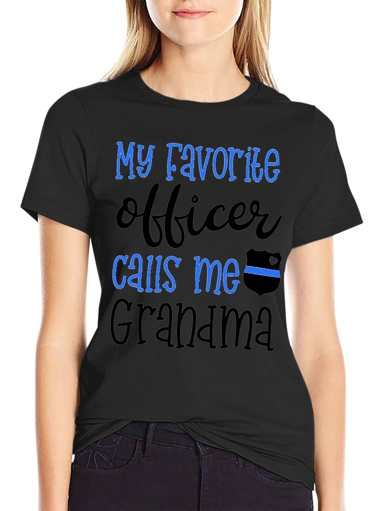 My Favorite Officer Calls Me Grandma T-Shirt