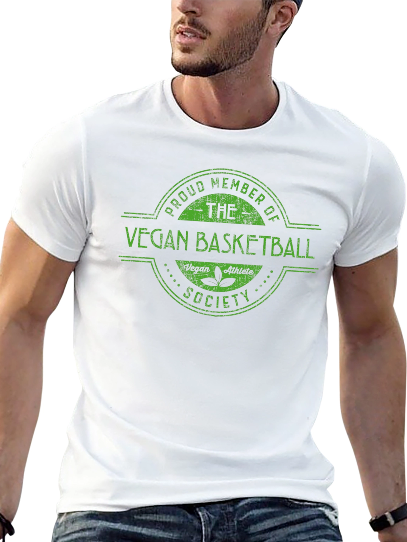 Vegan Basketball Society Graphic T-Shirt