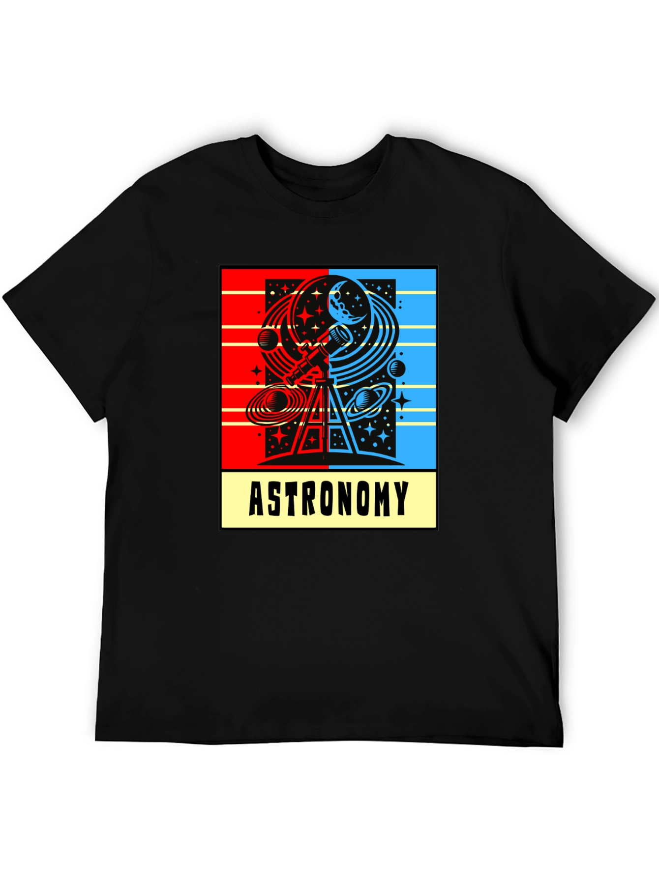 Astronomy Graphic T-Shirt - Celestial Design