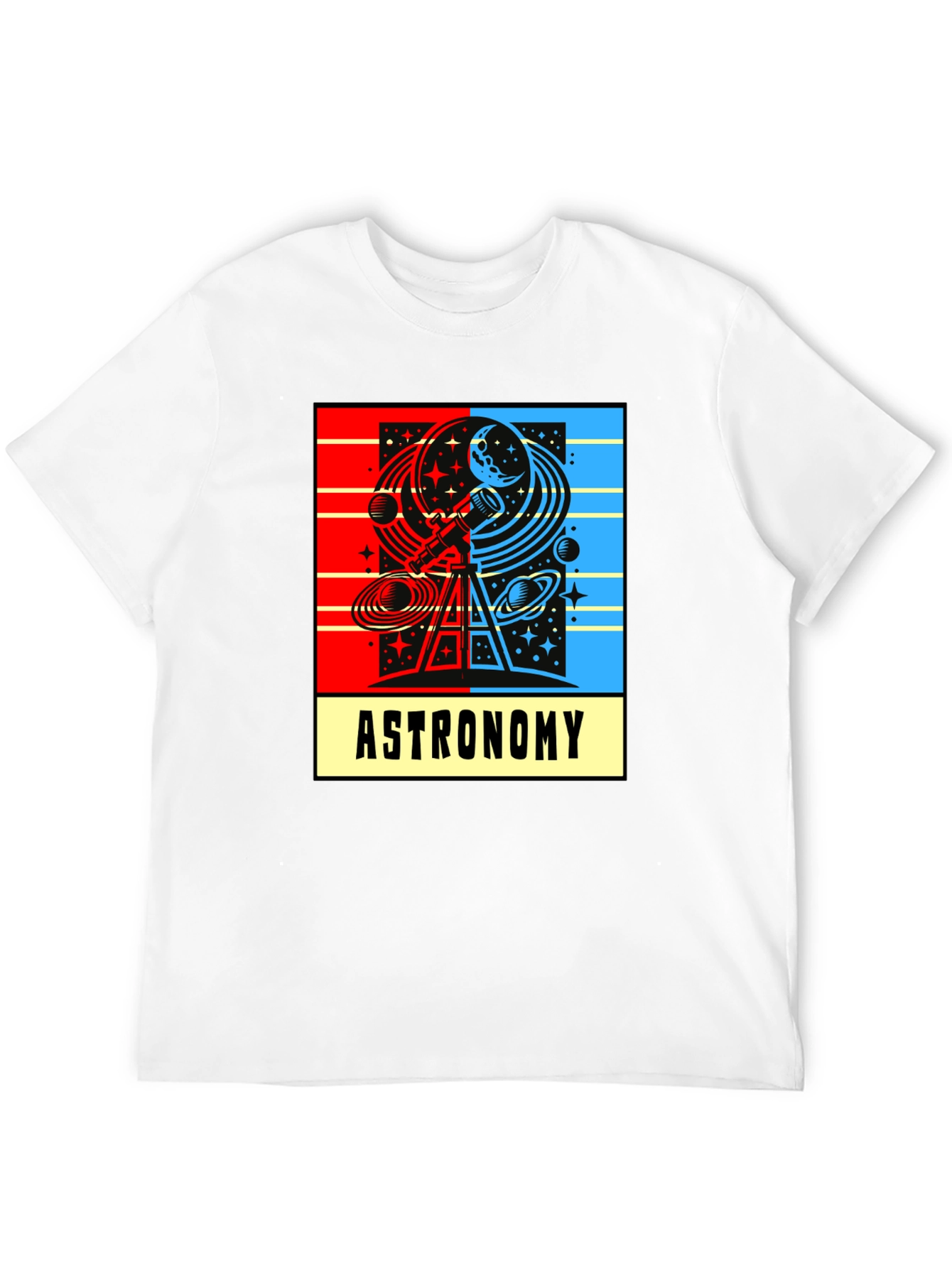 Astronomy Graphic T-Shirt - Celestial Design