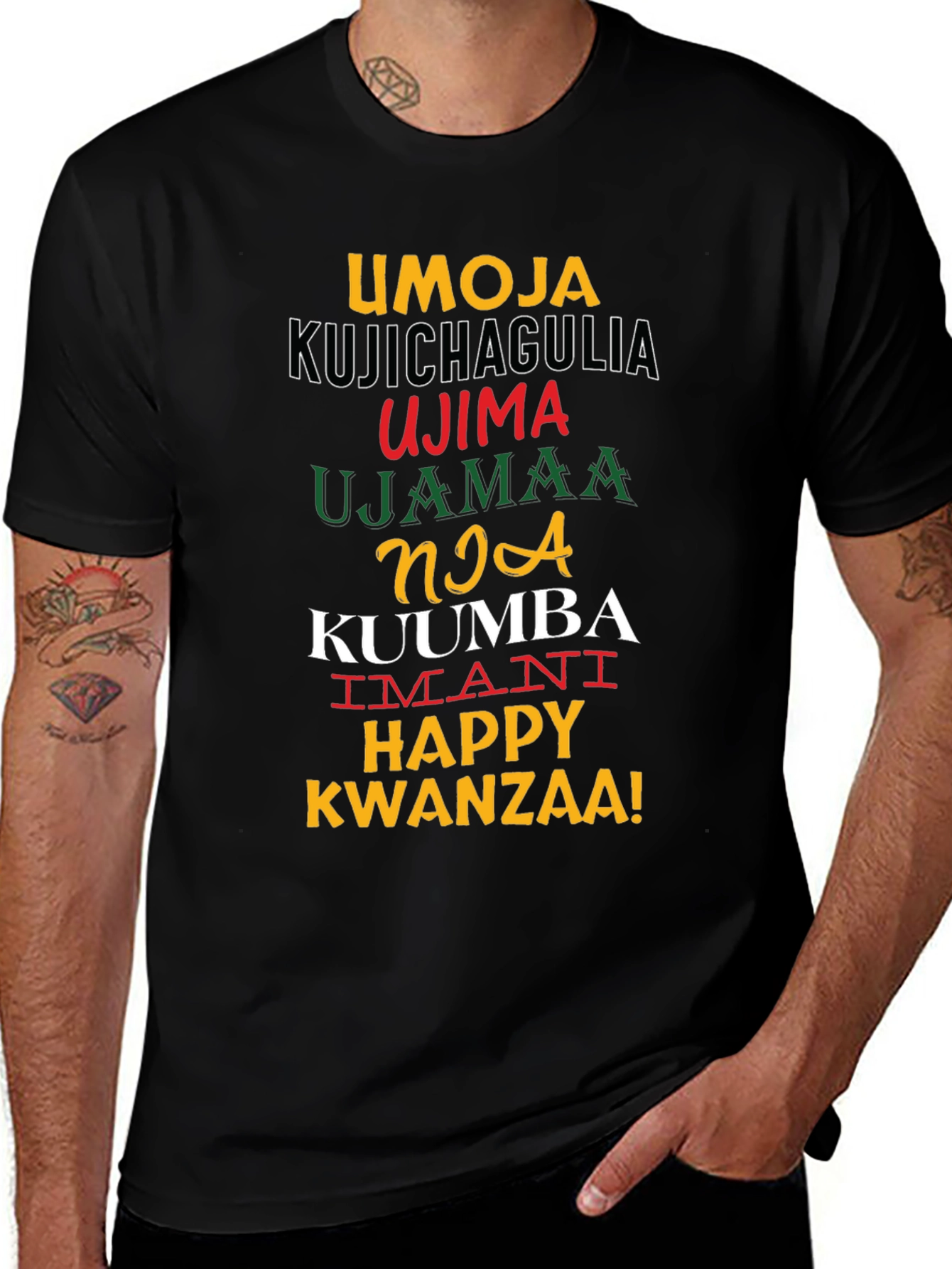Kwanzaa Principles T-Shirt - Imani Umoja & More!